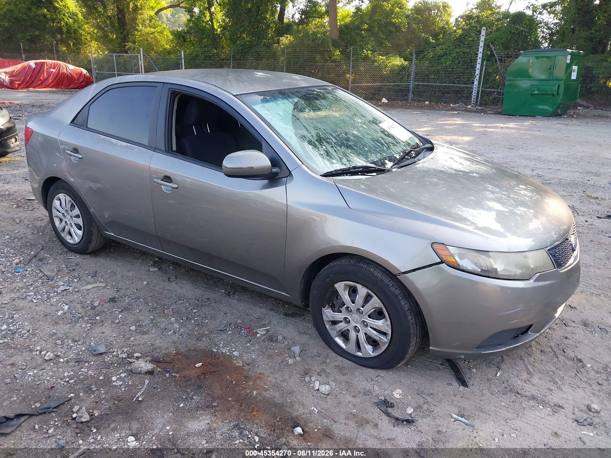 2012 Kia Forte Ex Silver vin: KNAFU4A25C5547517