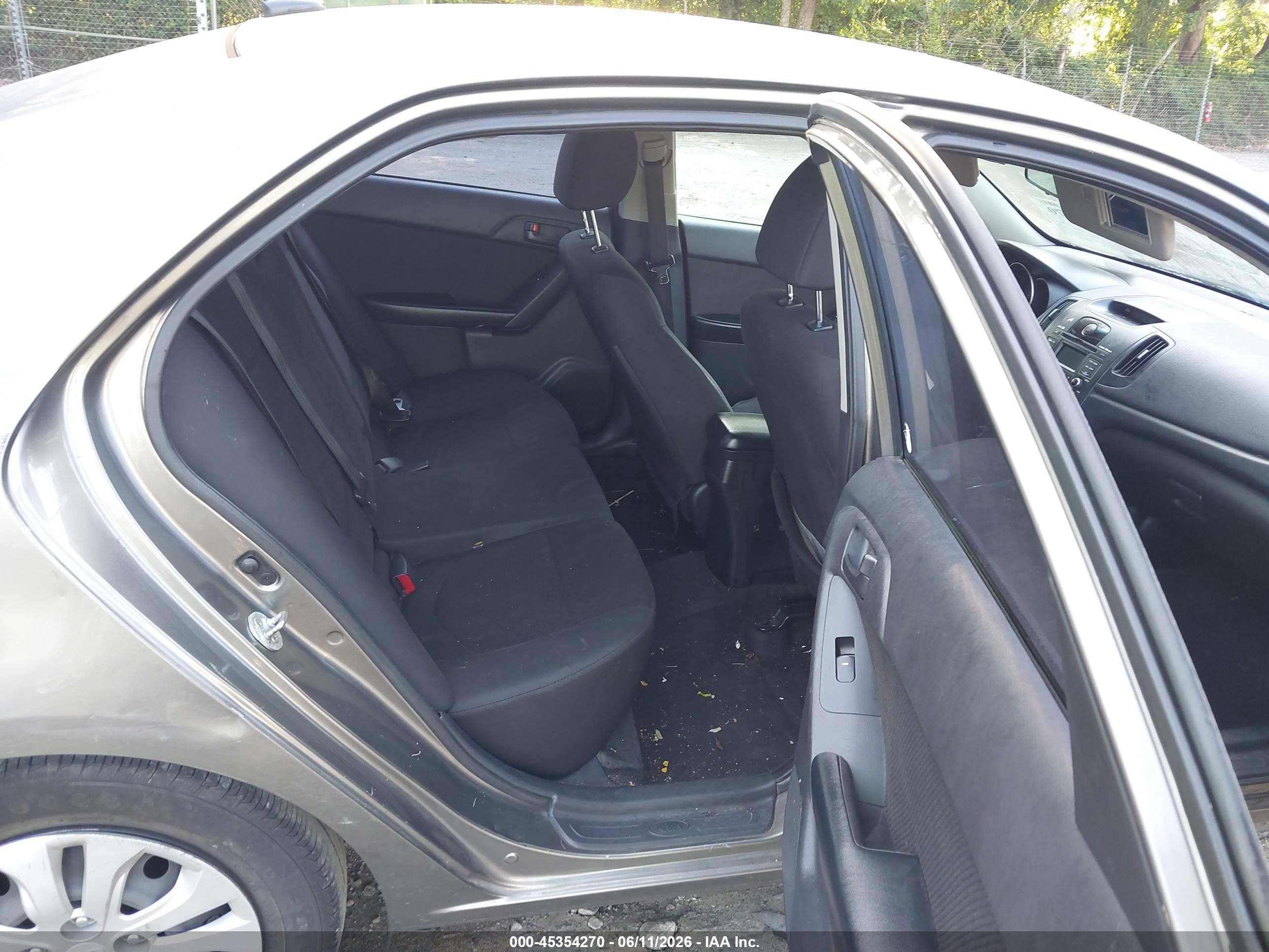 2012 Kia Forte Ex Silver vin: KNAFU4A25C5547517