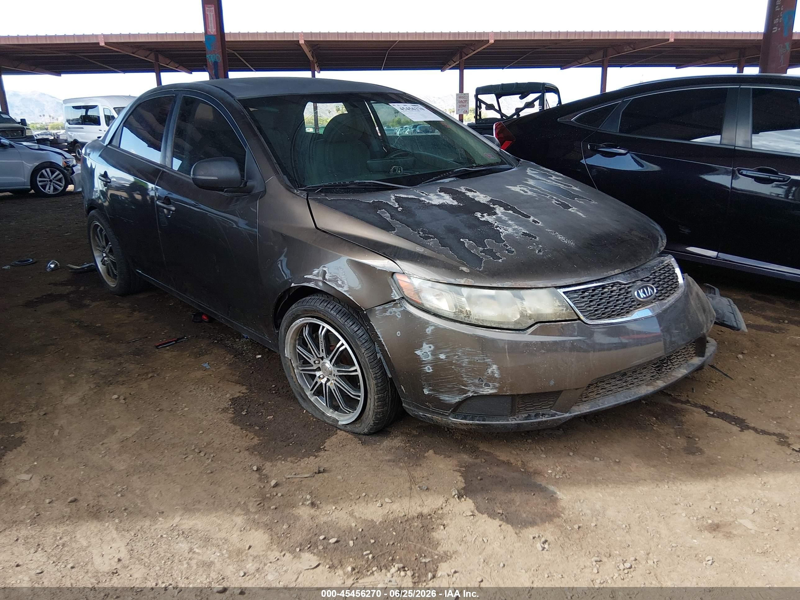 2012 Kia Forte Ex Gray vin: KNAFU4A25C5563992