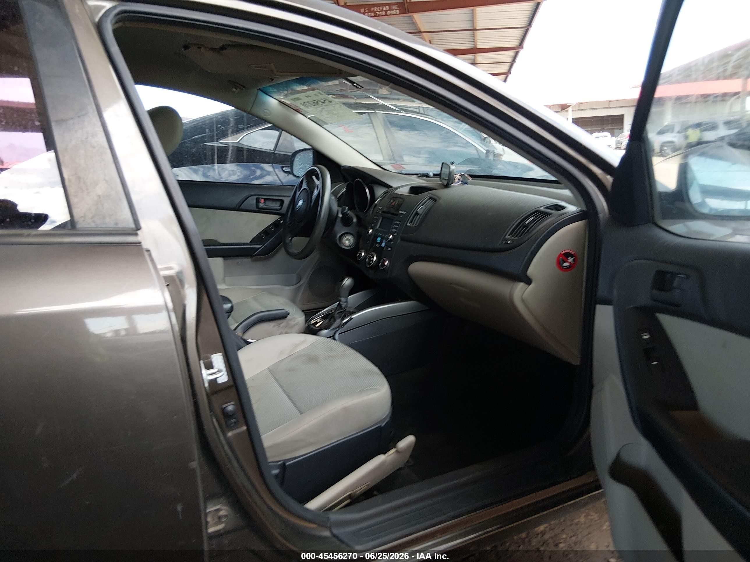 2012 Kia Forte Ex Gray vin: KNAFU4A25C5563992