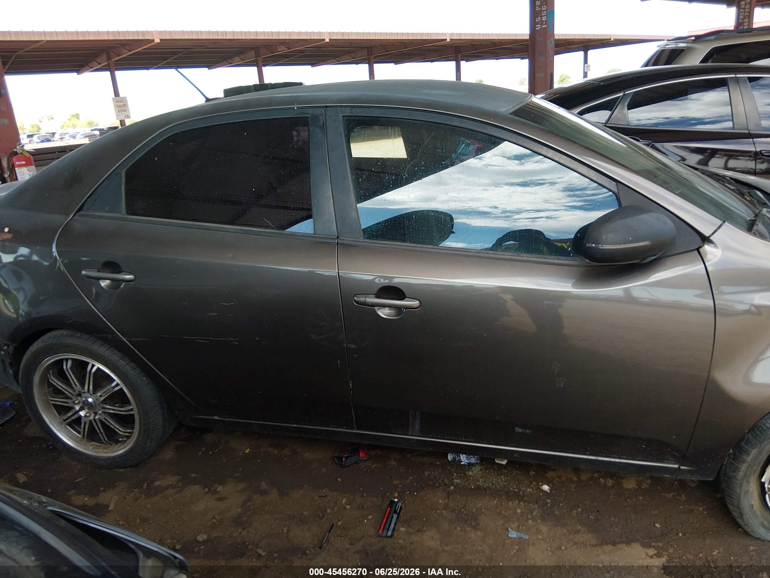 2012 Kia Forte Ex Gray vin: KNAFU4A25C5563992