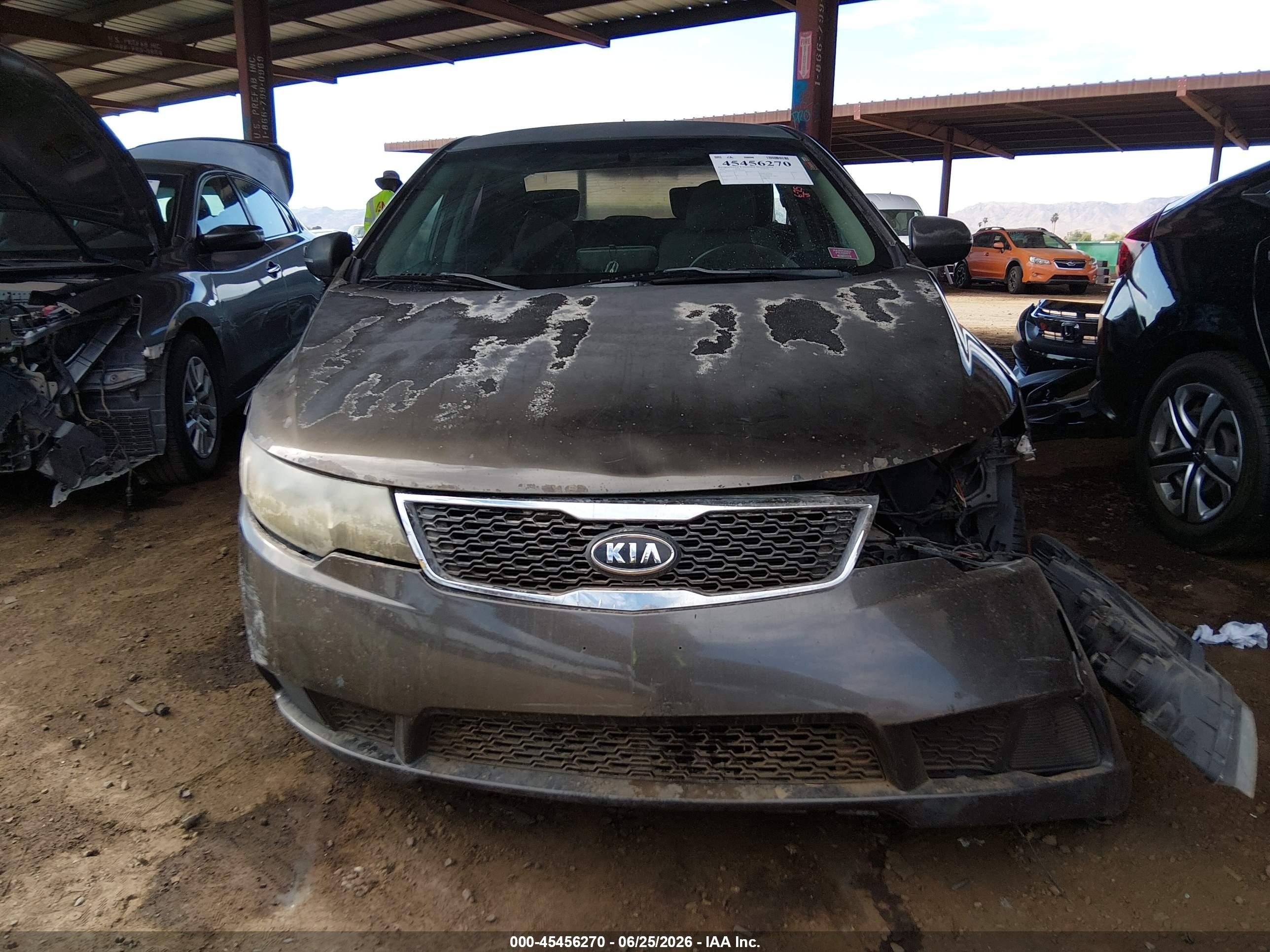 2012 Kia Forte Ex Gray vin: KNAFU4A25C5563992