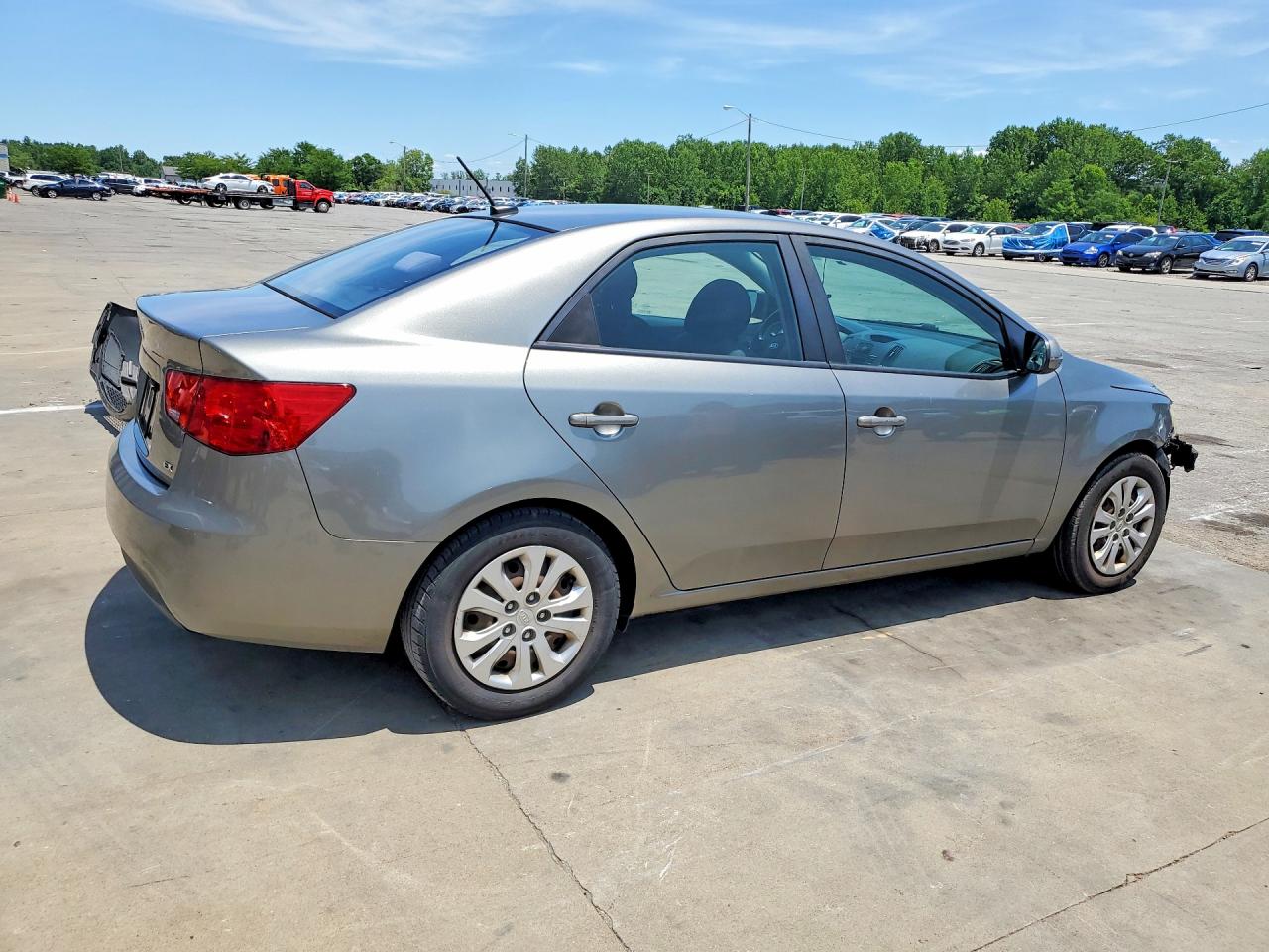 2012 Kia Forte Ex Gray vin: KNAFU4A25C5572935