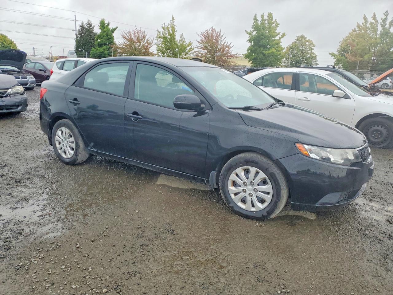 2012 Kia Forte Ex Черный vin: KNAFU4A25C5578153