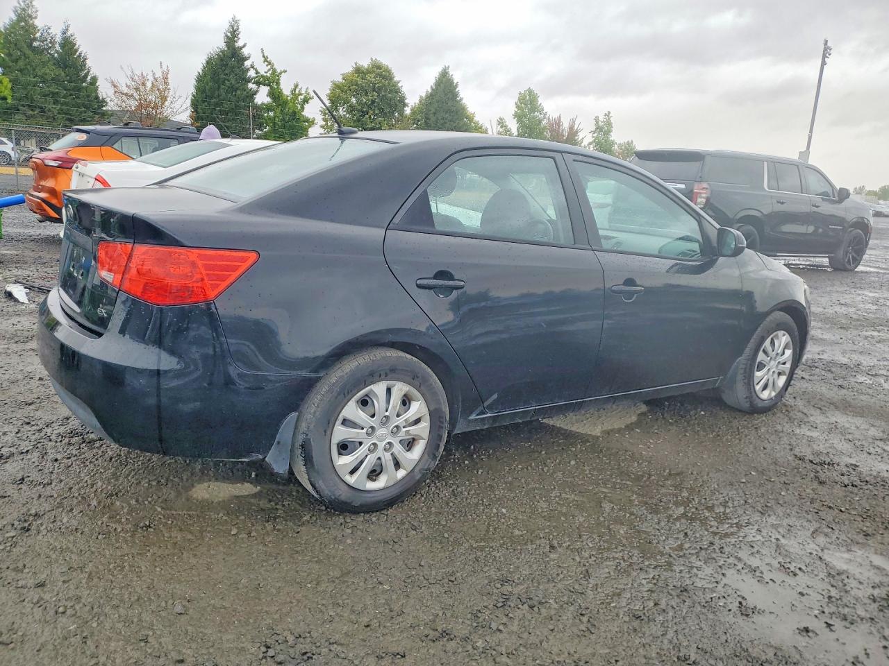 2012 Kia Forte Ex Черный vin: KNAFU4A25C5578153