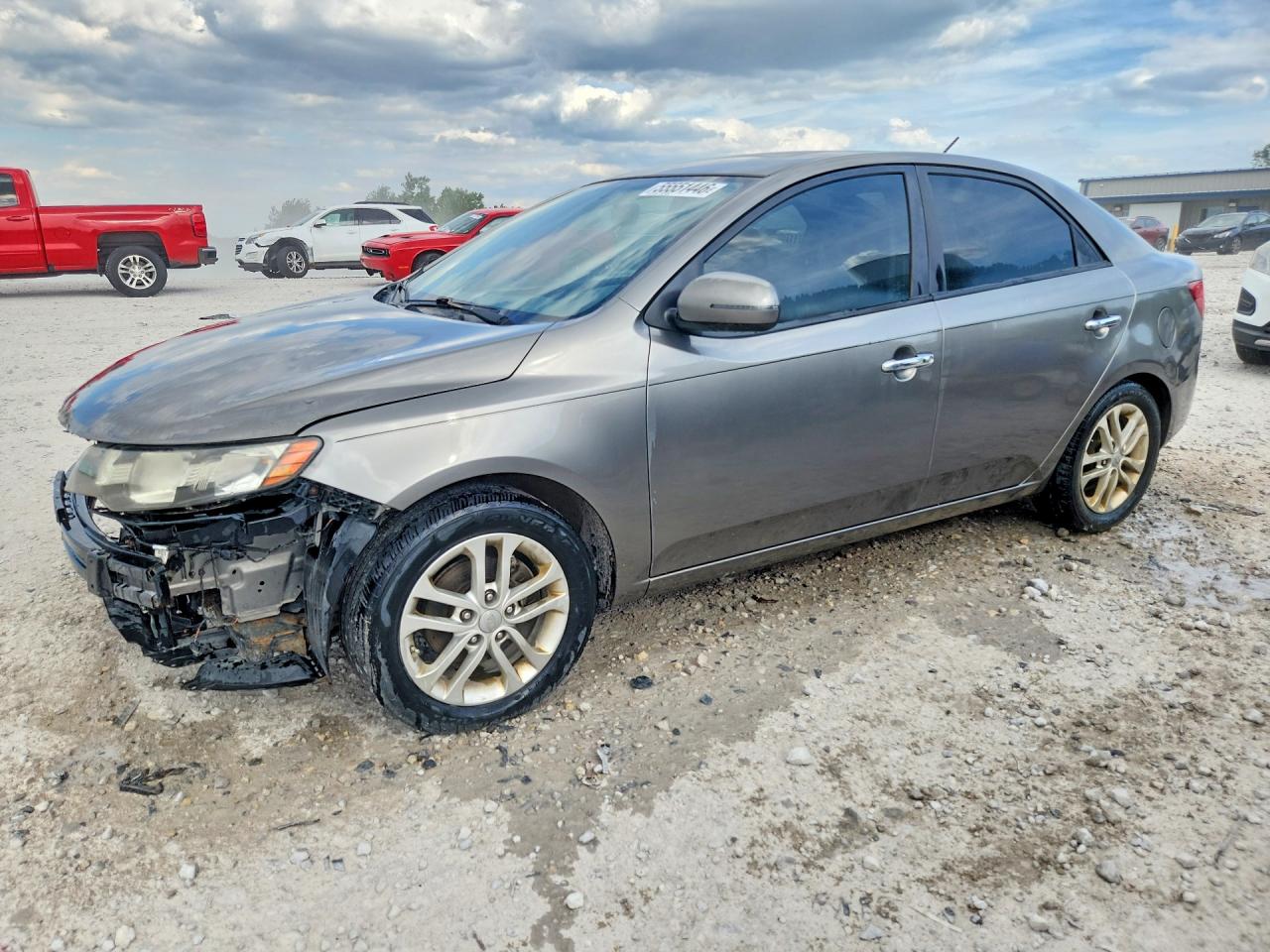 2012 Kia Forte Ex Gray vin: KNAFU4A25C5587726