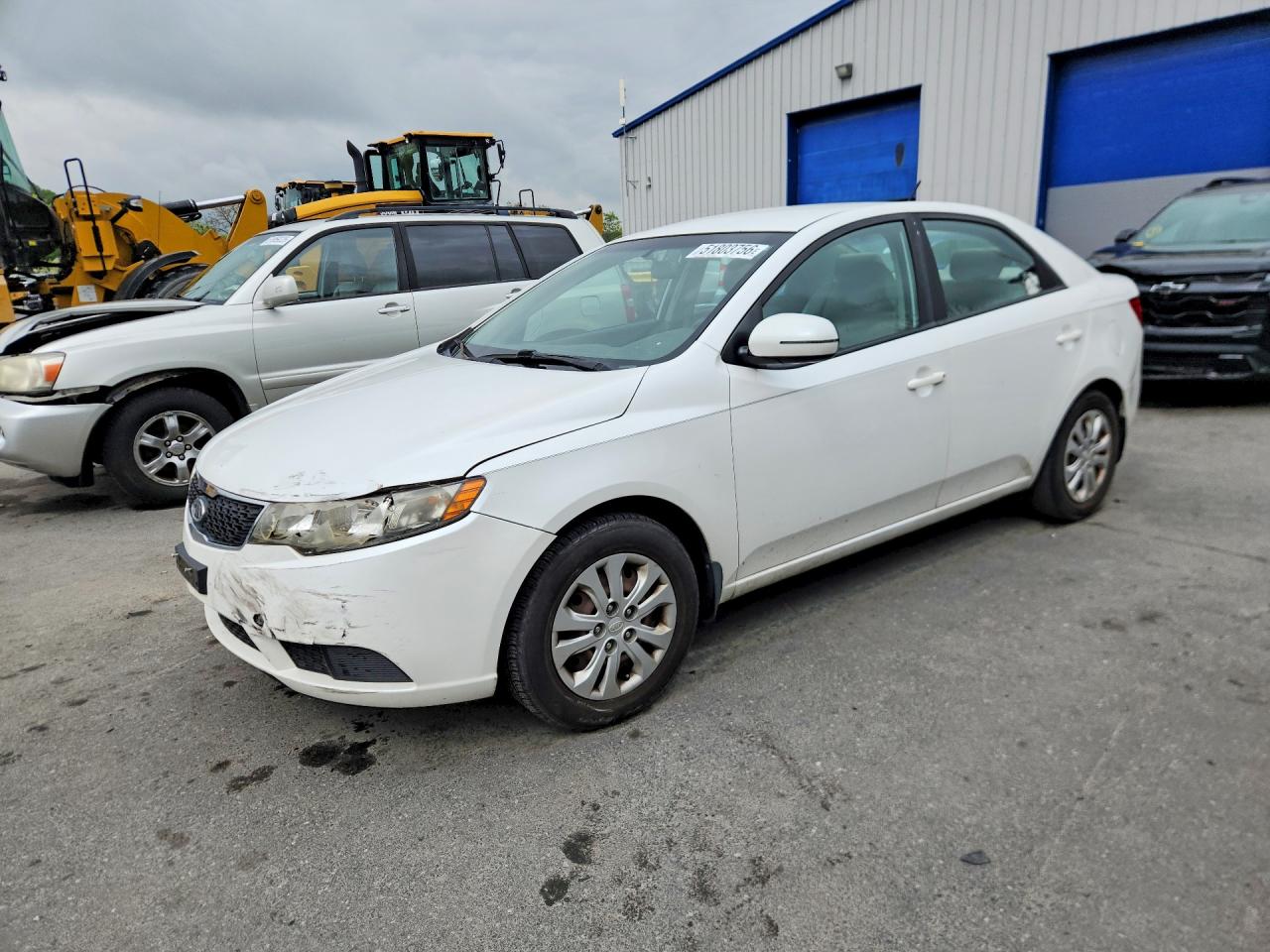 2012 Kia Forte Ex White vin: KNAFU4A25C5606033
