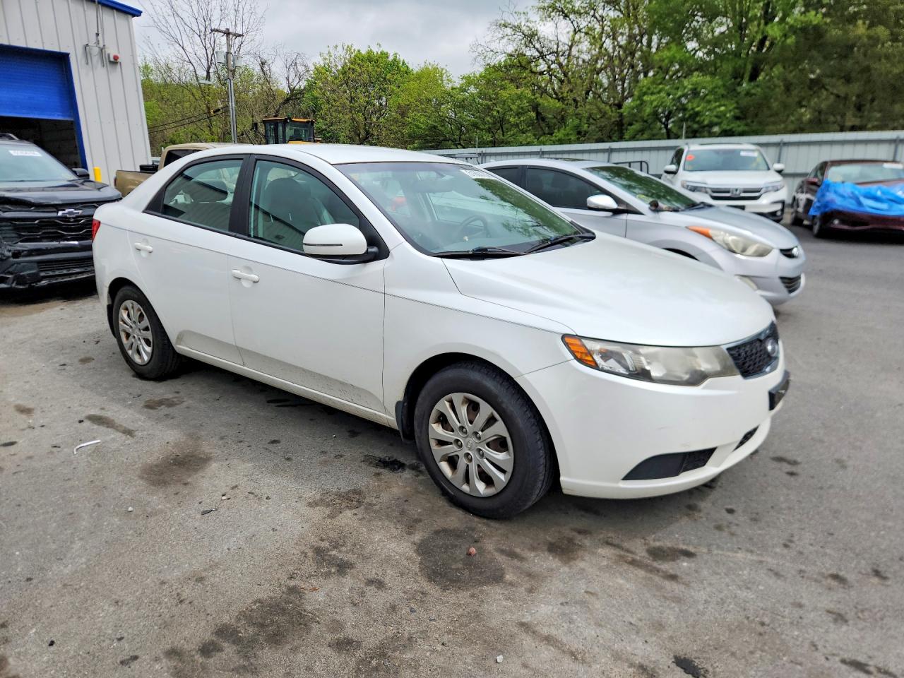 2012 Kia Forte Ex White vin: KNAFU4A25C5606033