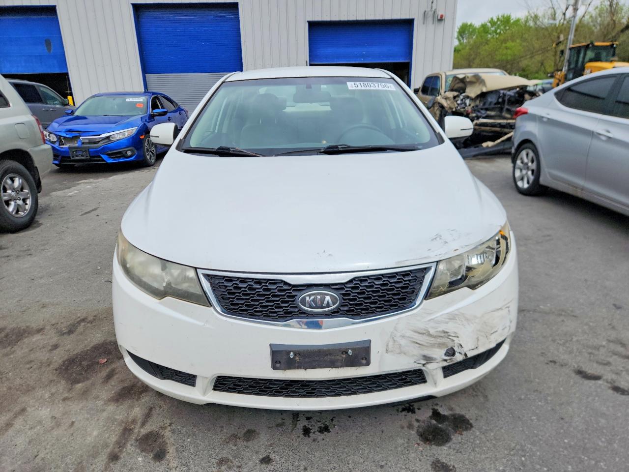 2012 Kia Forte Ex White vin: KNAFU4A25C5606033