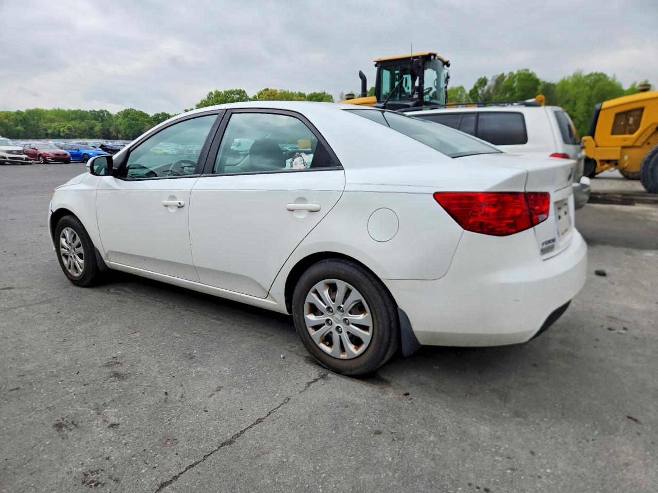 2012 Kia Forte Ex White vin: KNAFU4A25C5606033