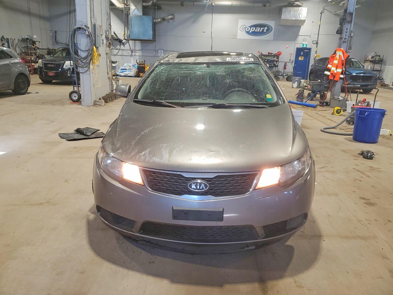 2012 Kia Forte Ex Серый vin: KNAFU4A25C5629067