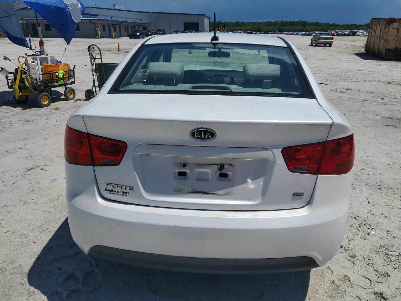 2012 Kia Forte Ex White vin: KNAFU4A25C5642661