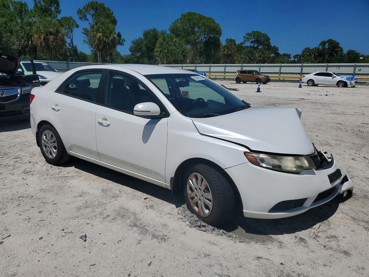 2012 Kia Forte Ex White vin: KNAFU4A25C5642661