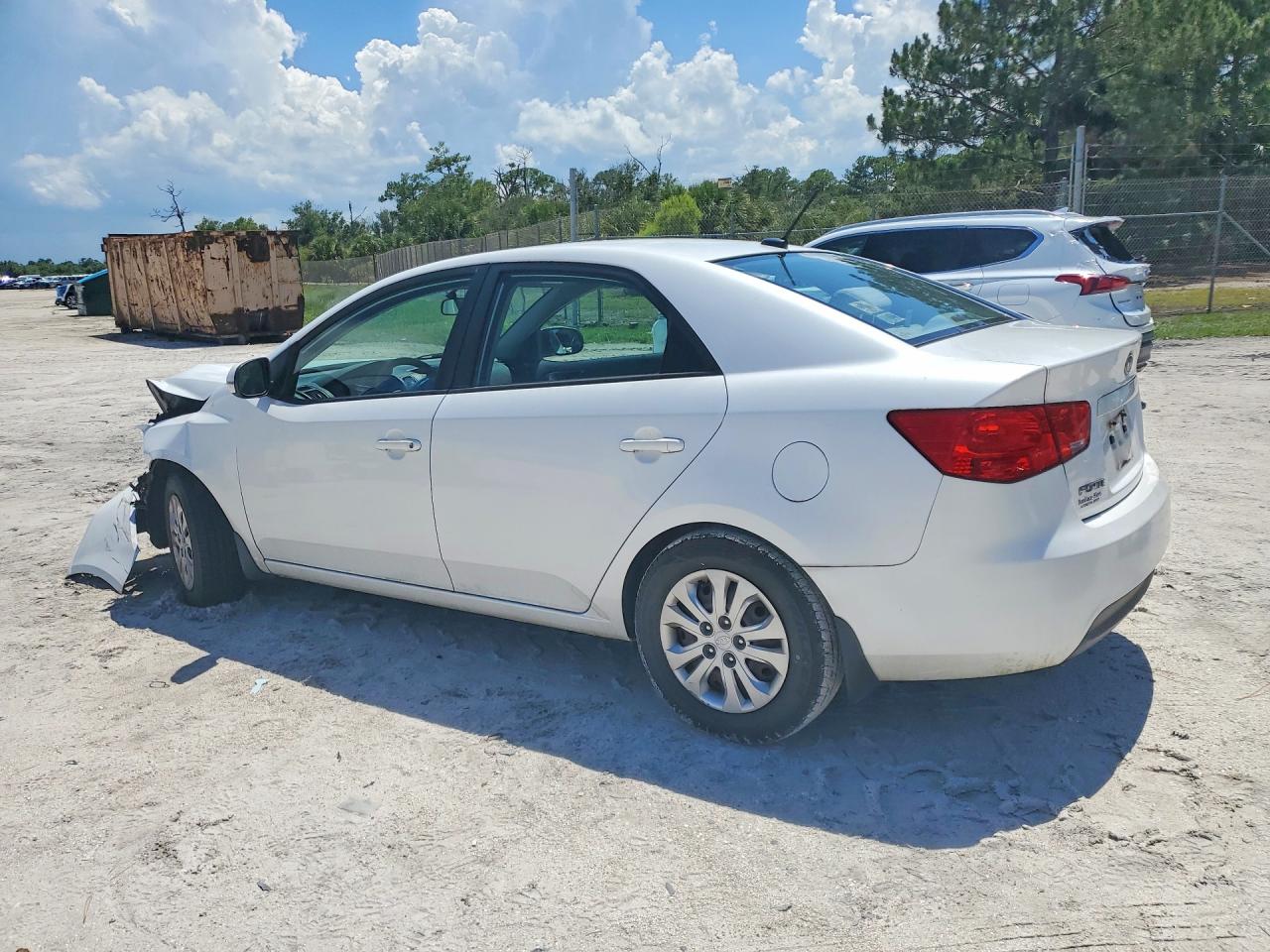 2012 Kia Forte Ex White vin: KNAFU4A25C5642661