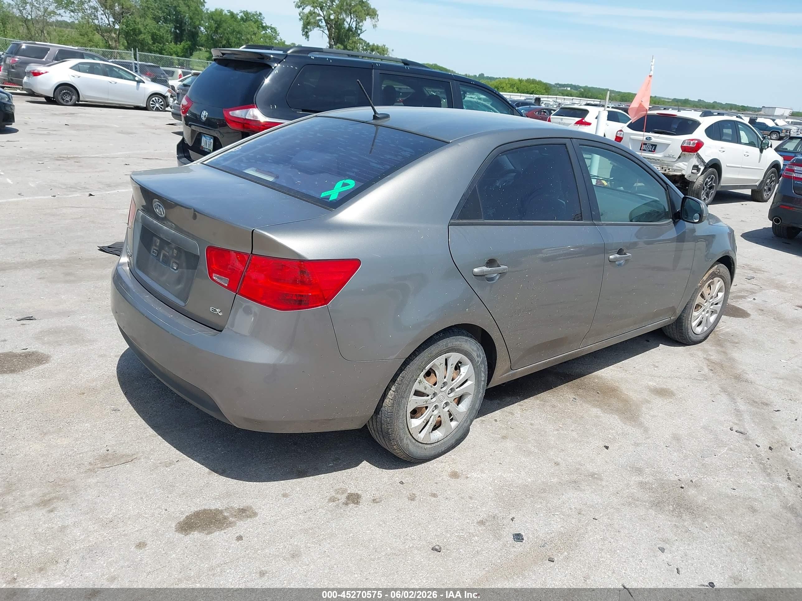 2012 Kia Forte Ex Tan vin: KNAFU4A25C5644815