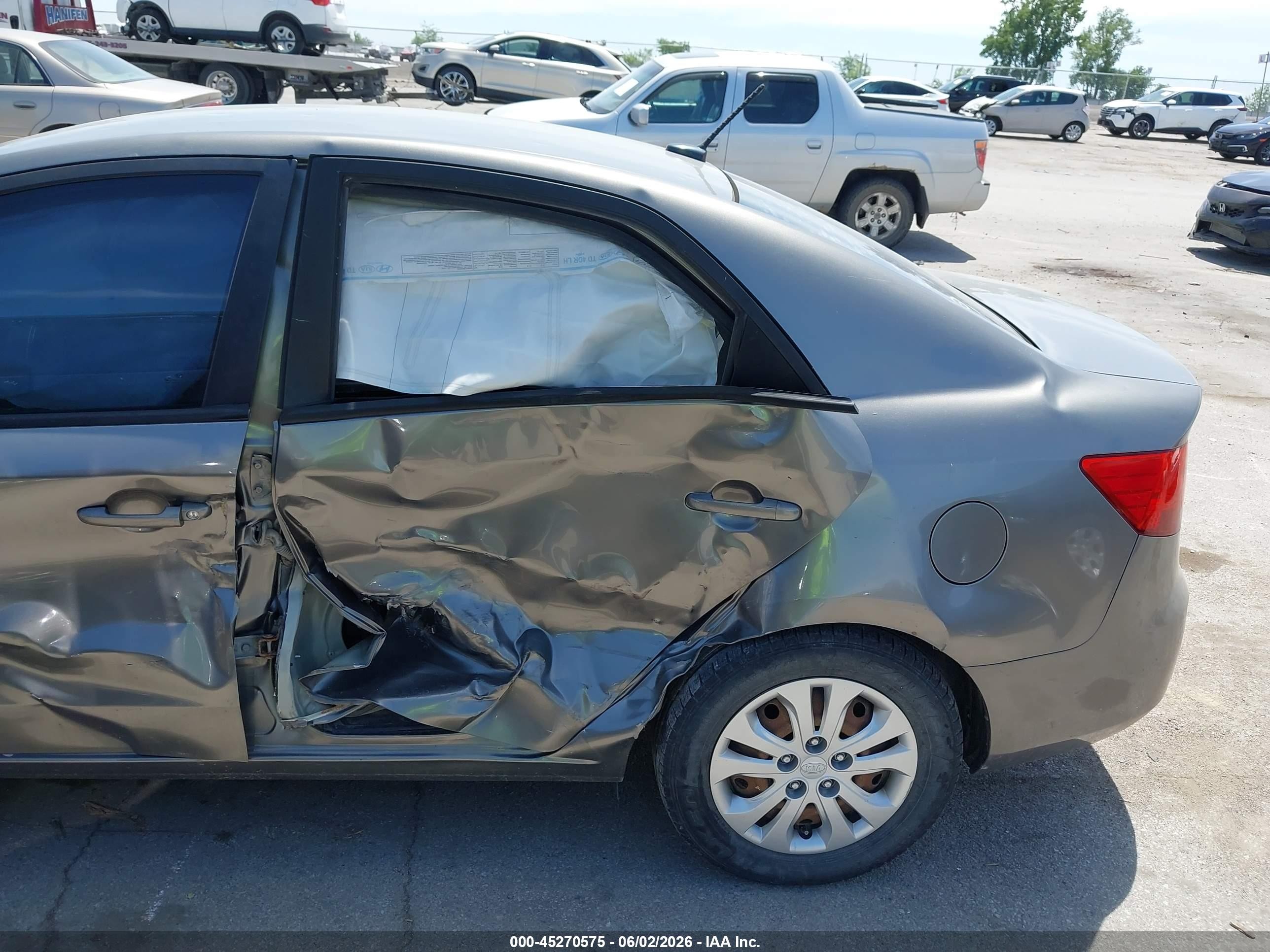 2012 Kia Forte Ex Tan vin: KNAFU4A25C5644815