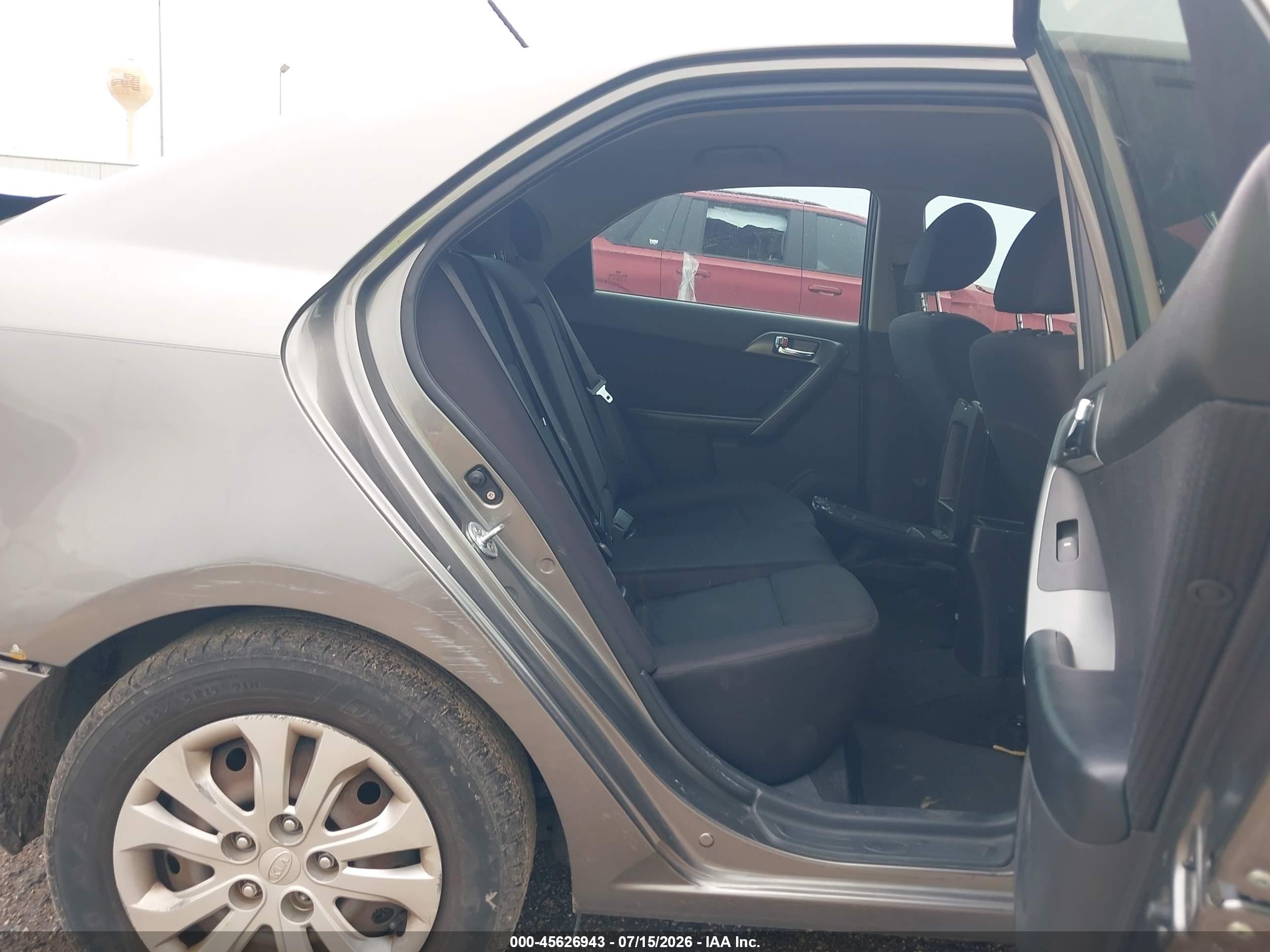 2013 Kia Forte Ex Gray vin: KNAFU4A25D5654214