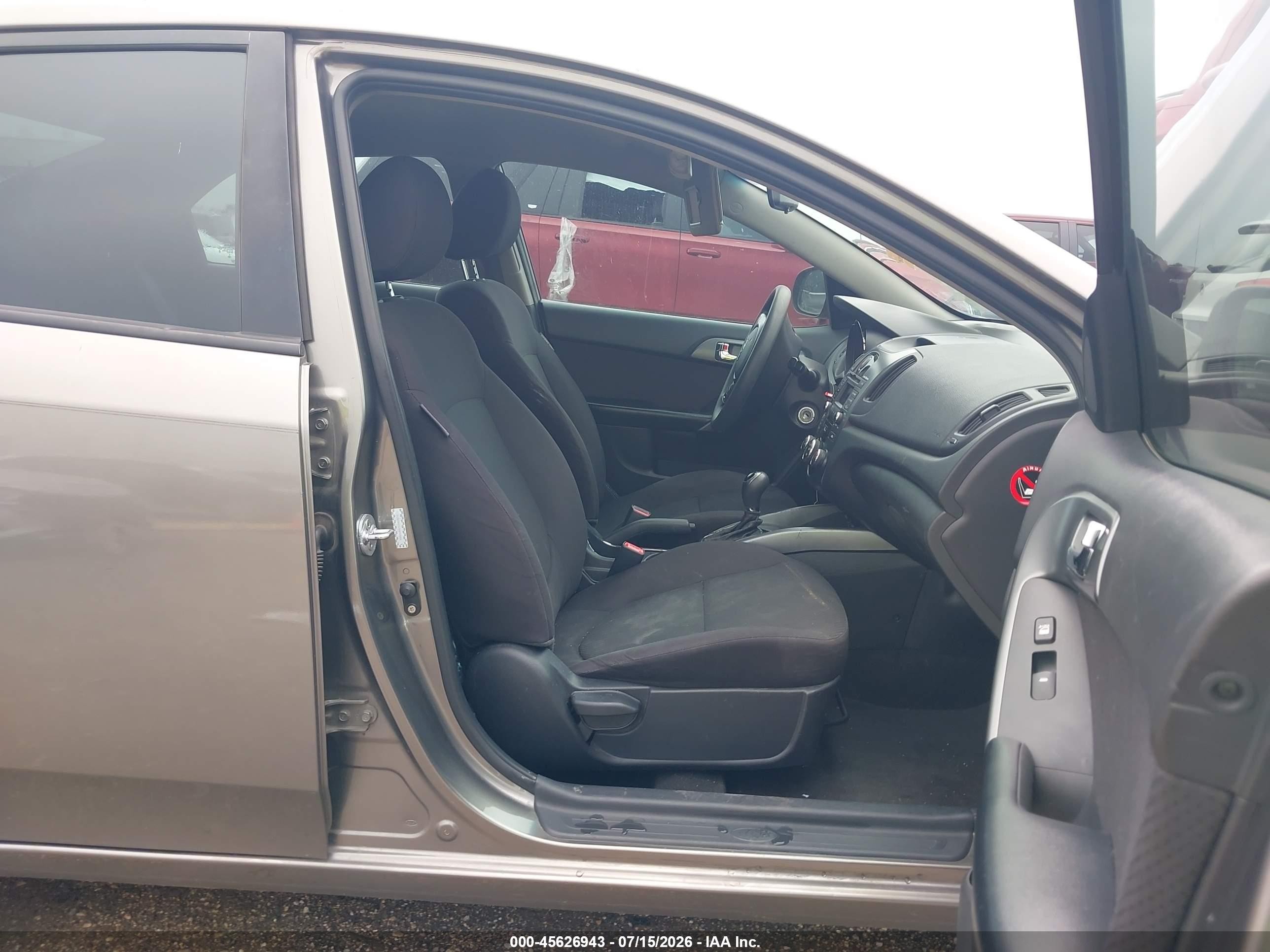 2013 Kia Forte Ex Gray vin: KNAFU4A25D5654214