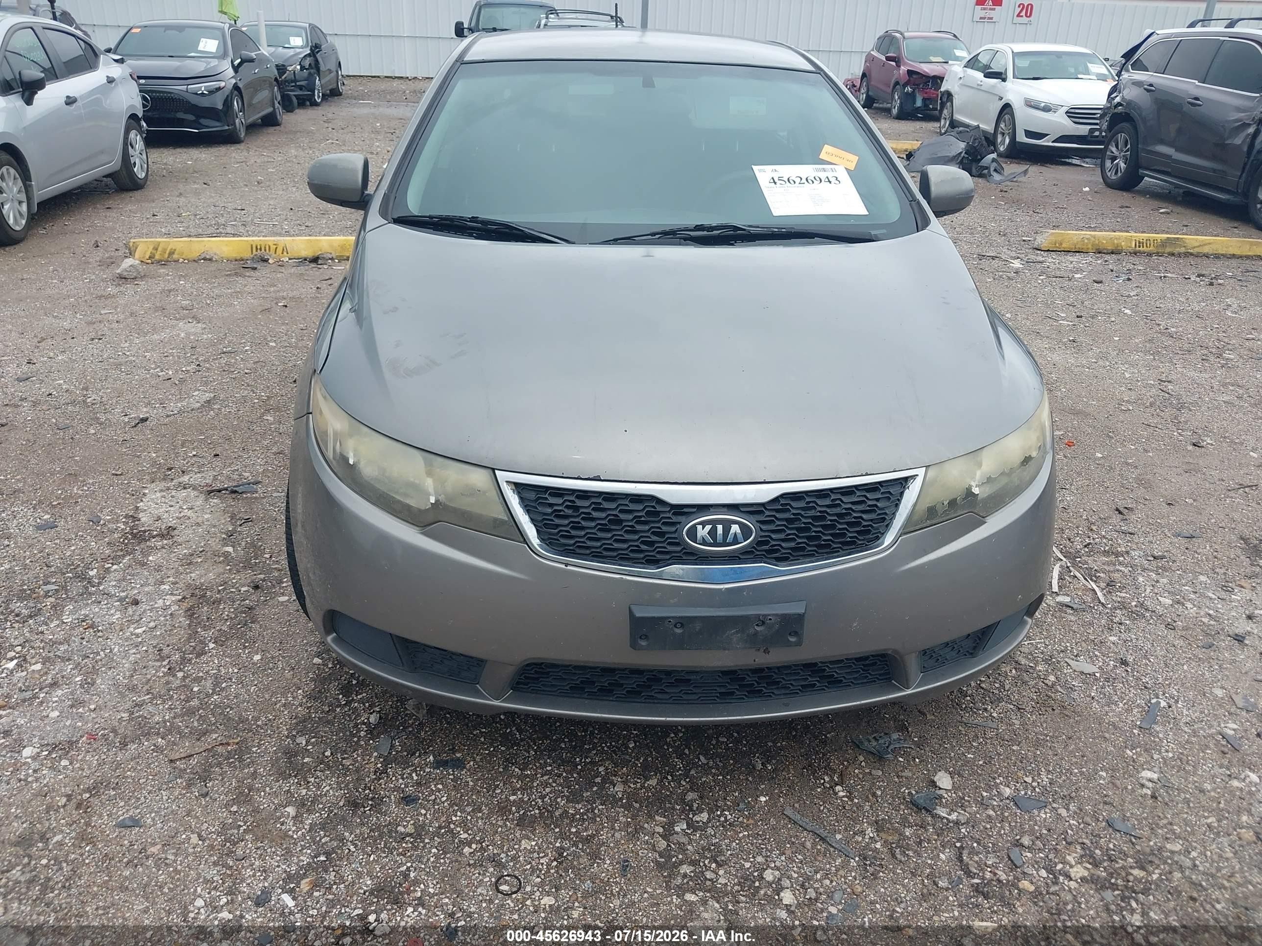 2013 Kia Forte Ex Gray vin: KNAFU4A25D5654214