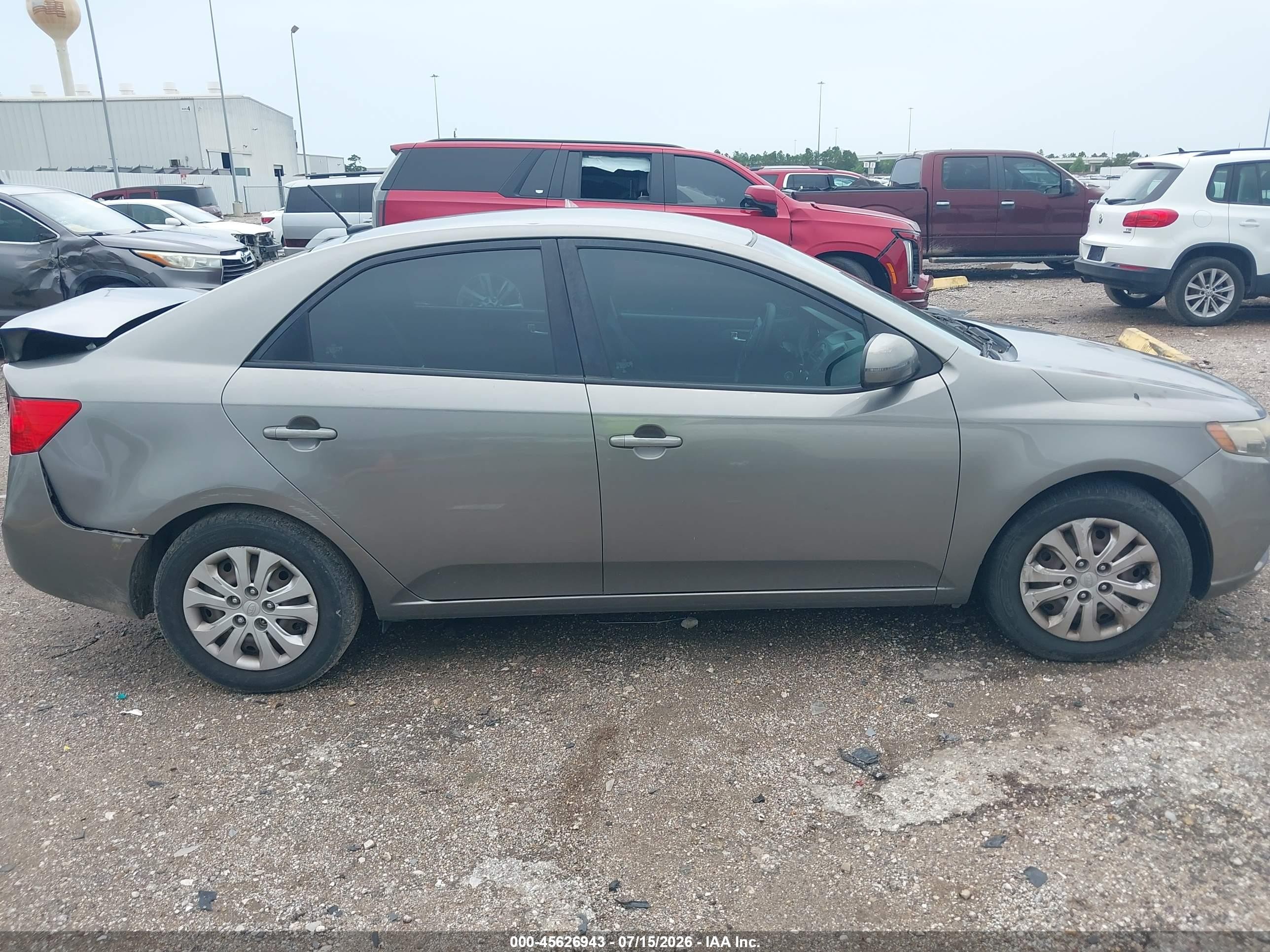 2013 Kia Forte Ex Gray vin: KNAFU4A25D5654214