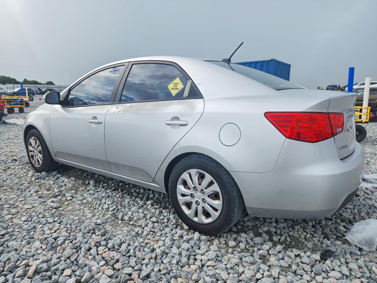 2013 Kia Forte Ex Silver vin: KNAFU4A25D5655783