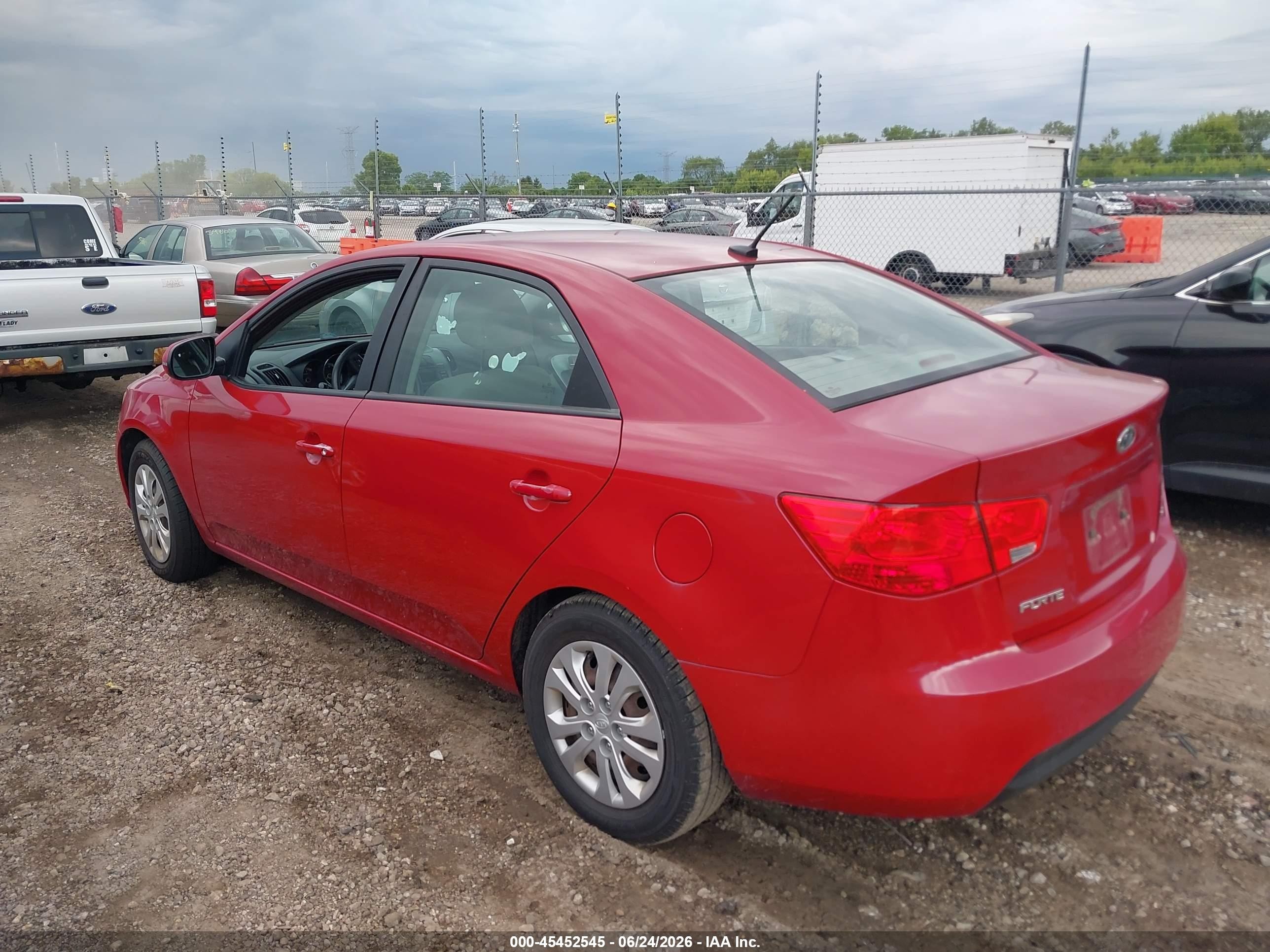 2013 Kia Forte Ex Red vin: KNAFU4A25D5683762