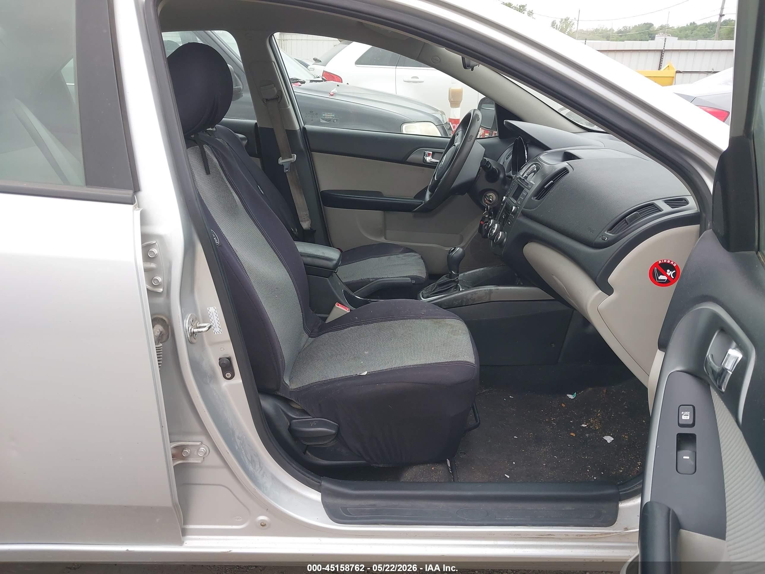 2013 Kia Forte Ex Silver vin: KNAFU4A25D5690811