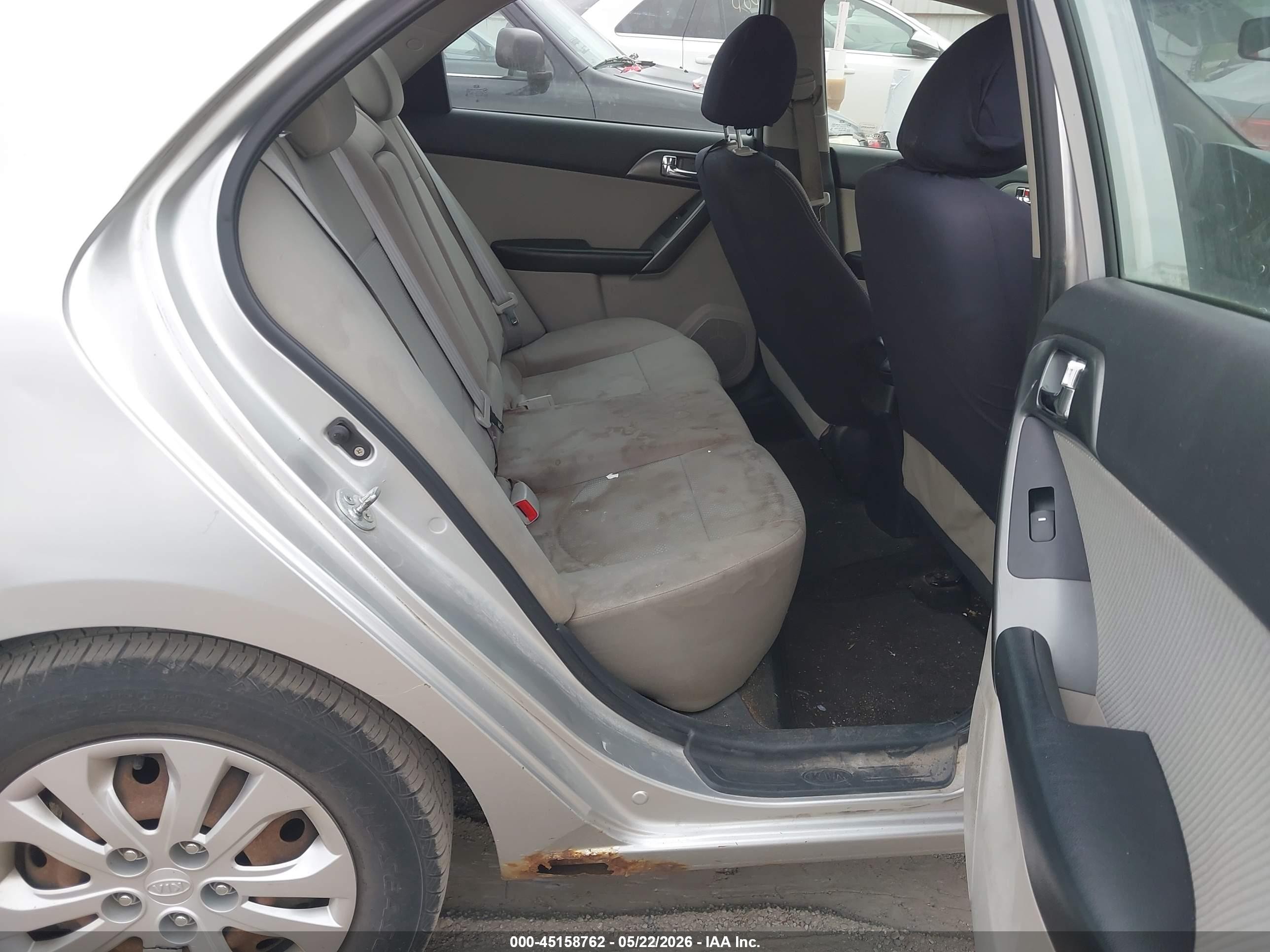 2013 Kia Forte Ex Silver vin: KNAFU4A25D5690811