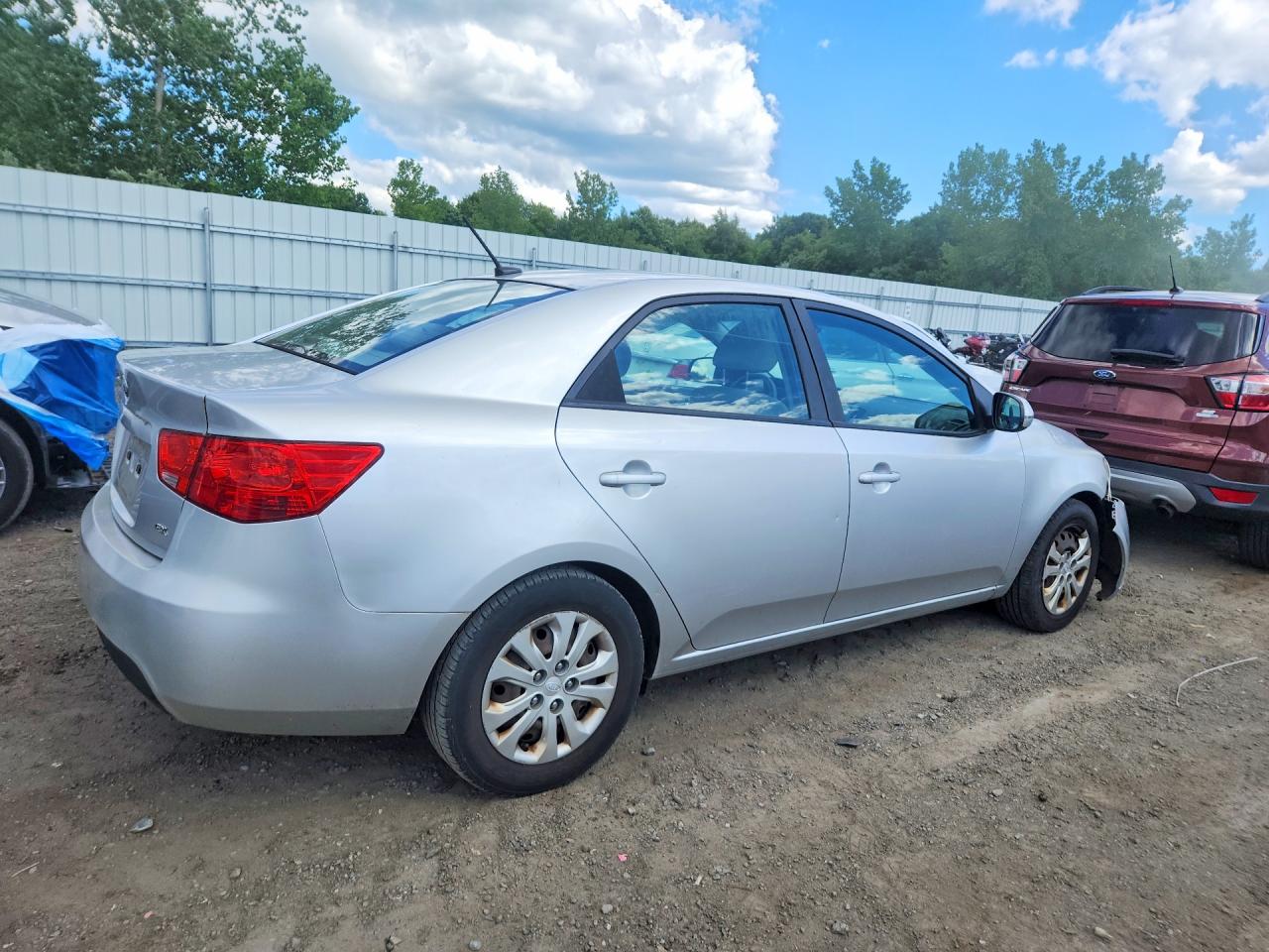2013 Kia Forte Ex Silver vin: KNAFU4A25D5702245