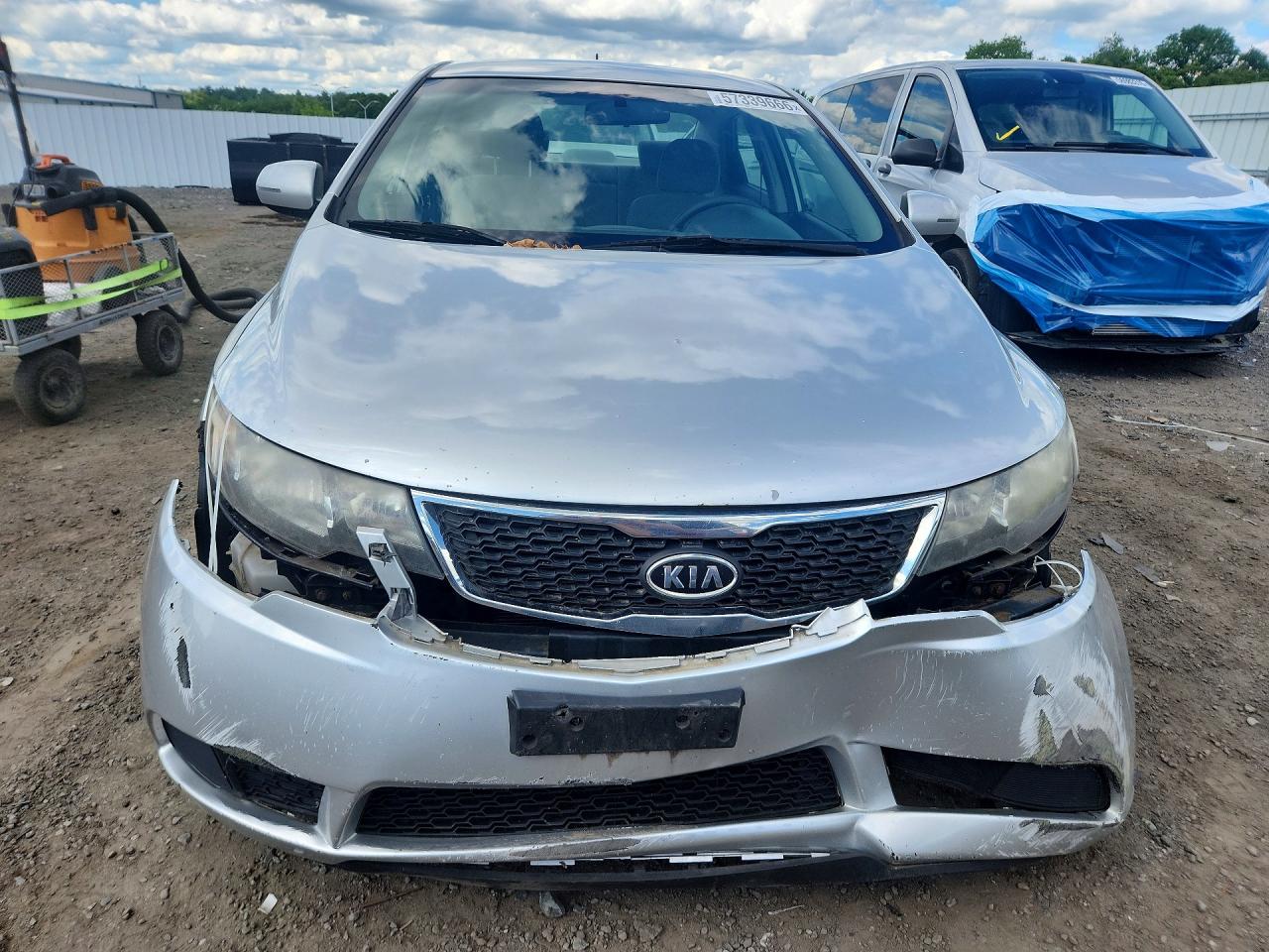 2013 Kia Forte Ex Silver vin: KNAFU4A25D5702245