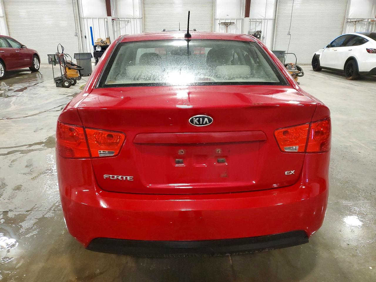 2013 Kia Forte Ex Red vin: KNAFU4A25D5704206