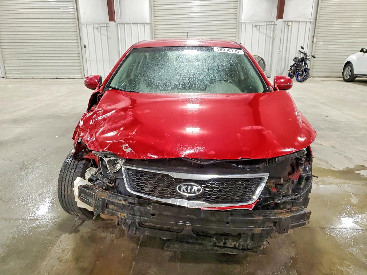 2013 Kia Forte Ex Red vin: KNAFU4A25D5704206
