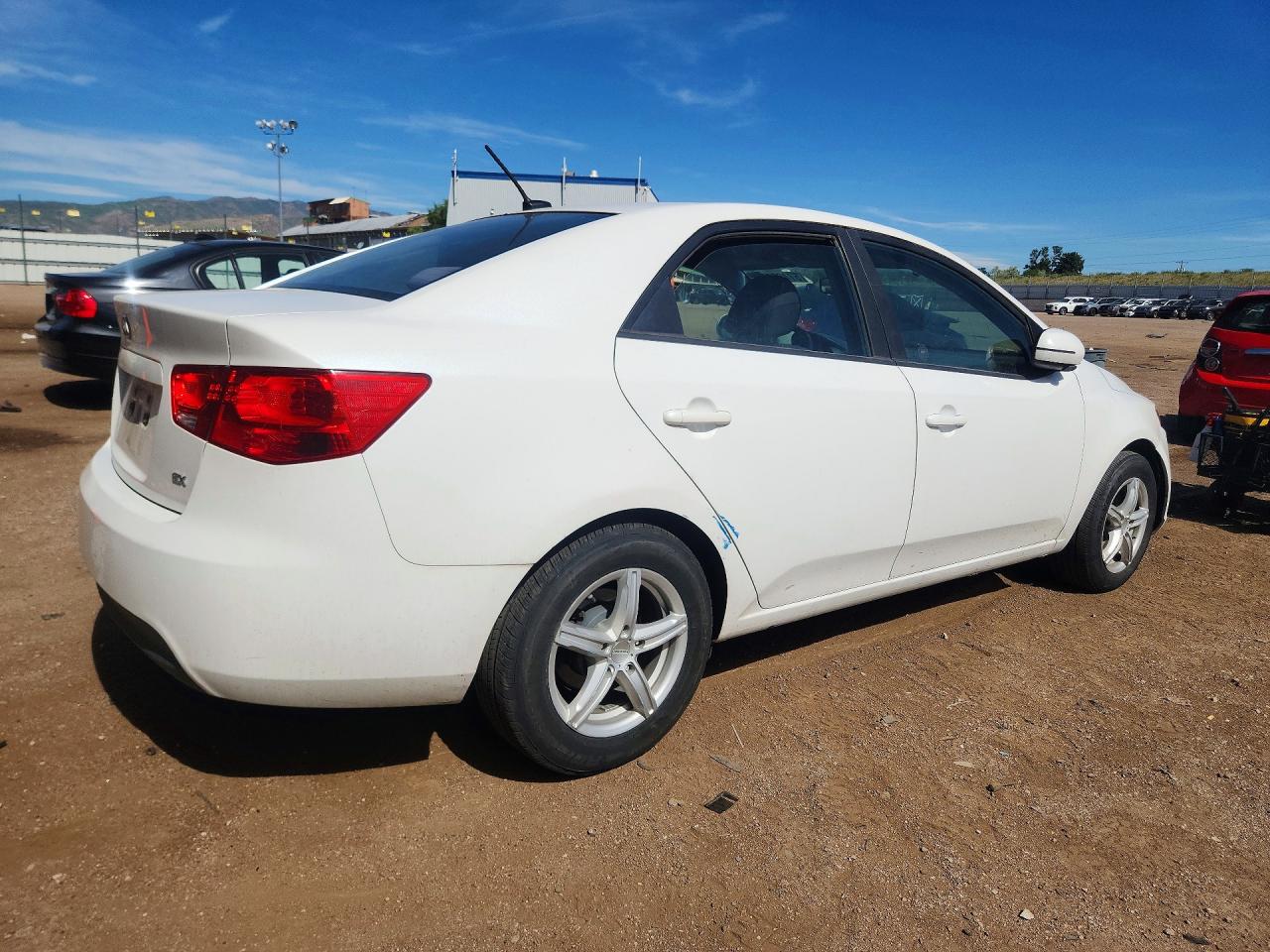 2013 Kia Forte Ex White vin: KNAFU4A25D5732023