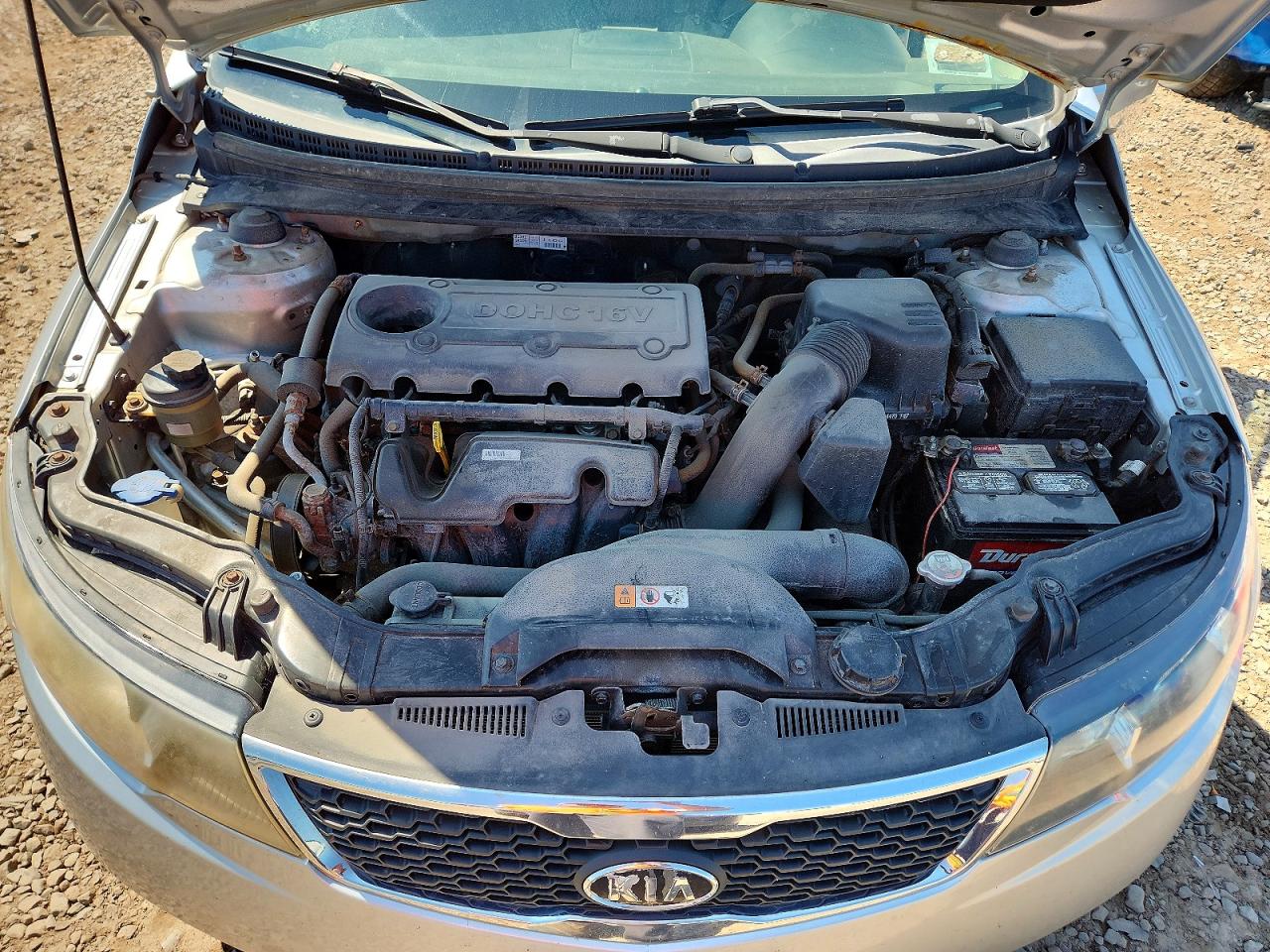 2013 Kia Forte Ex Silver vin: KNAFU4A25D5740476