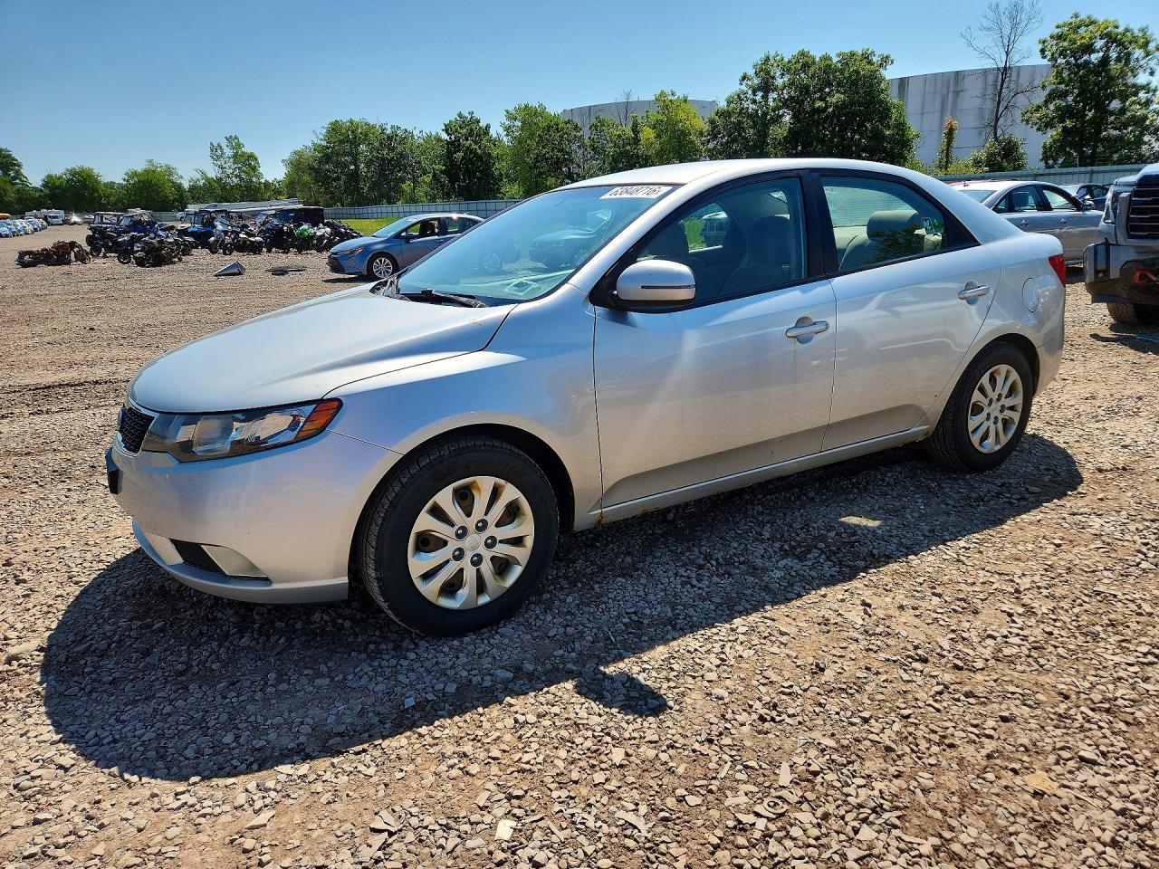 2013 Kia Forte Ex Silver vin: KNAFU4A25D5740476