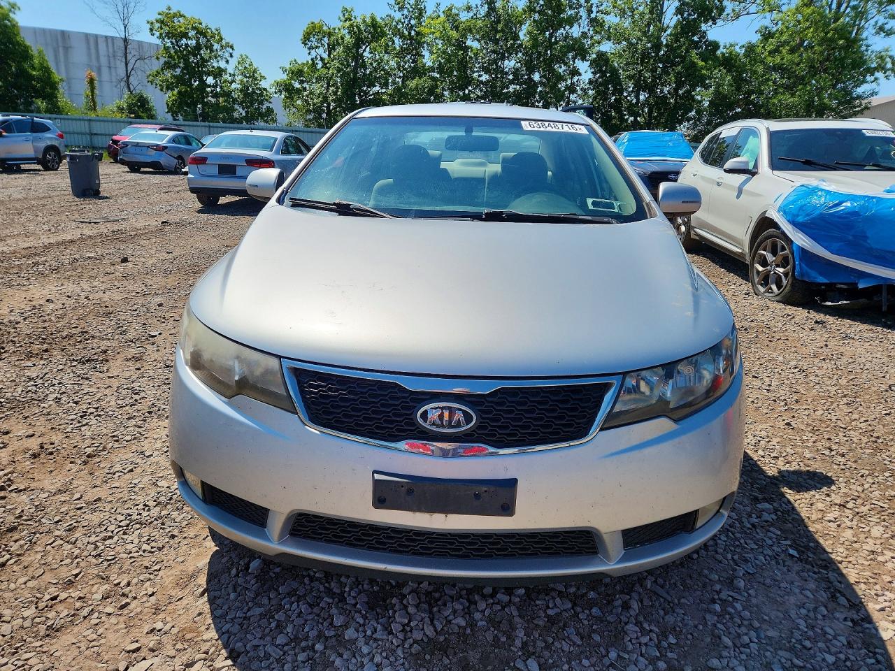 2013 Kia Forte Ex Silver vin: KNAFU4A25D5740476