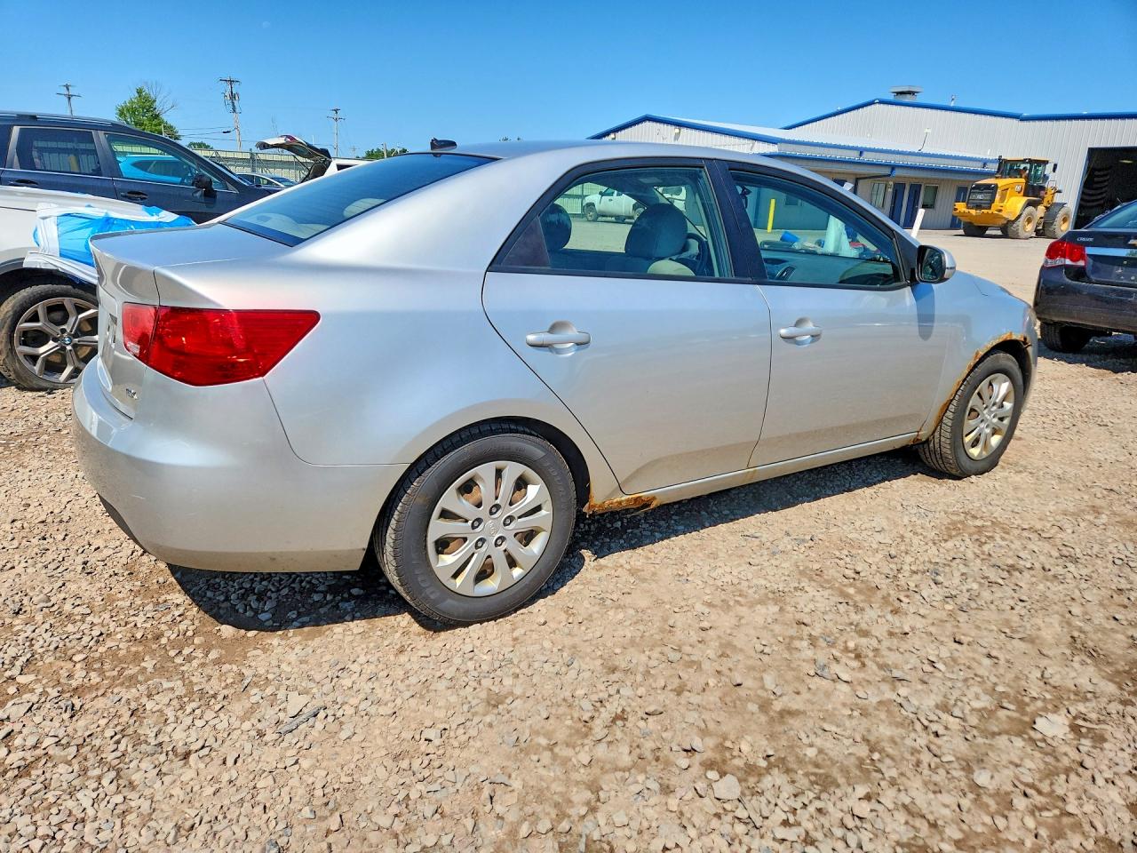 2013 Kia Forte Ex Silver vin: KNAFU4A25D5740476
