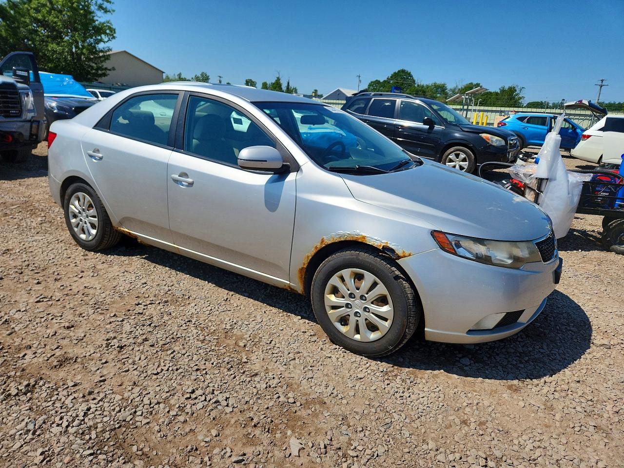 2013 Kia Forte Ex Silver vin: KNAFU4A25D5740476