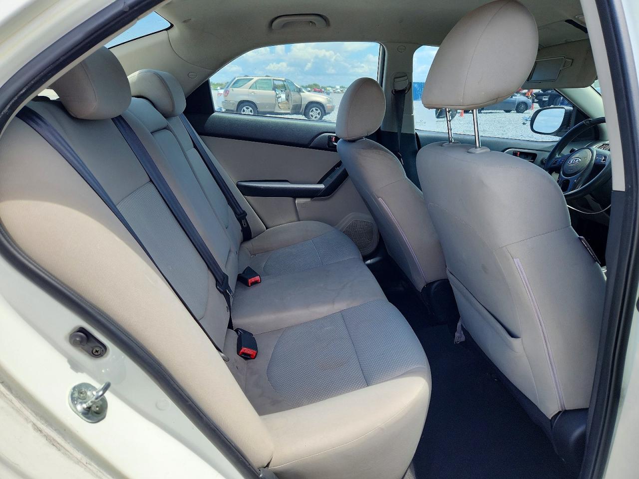 2010 Kia Forte Ex White vin: KNAFU4A26A5059481