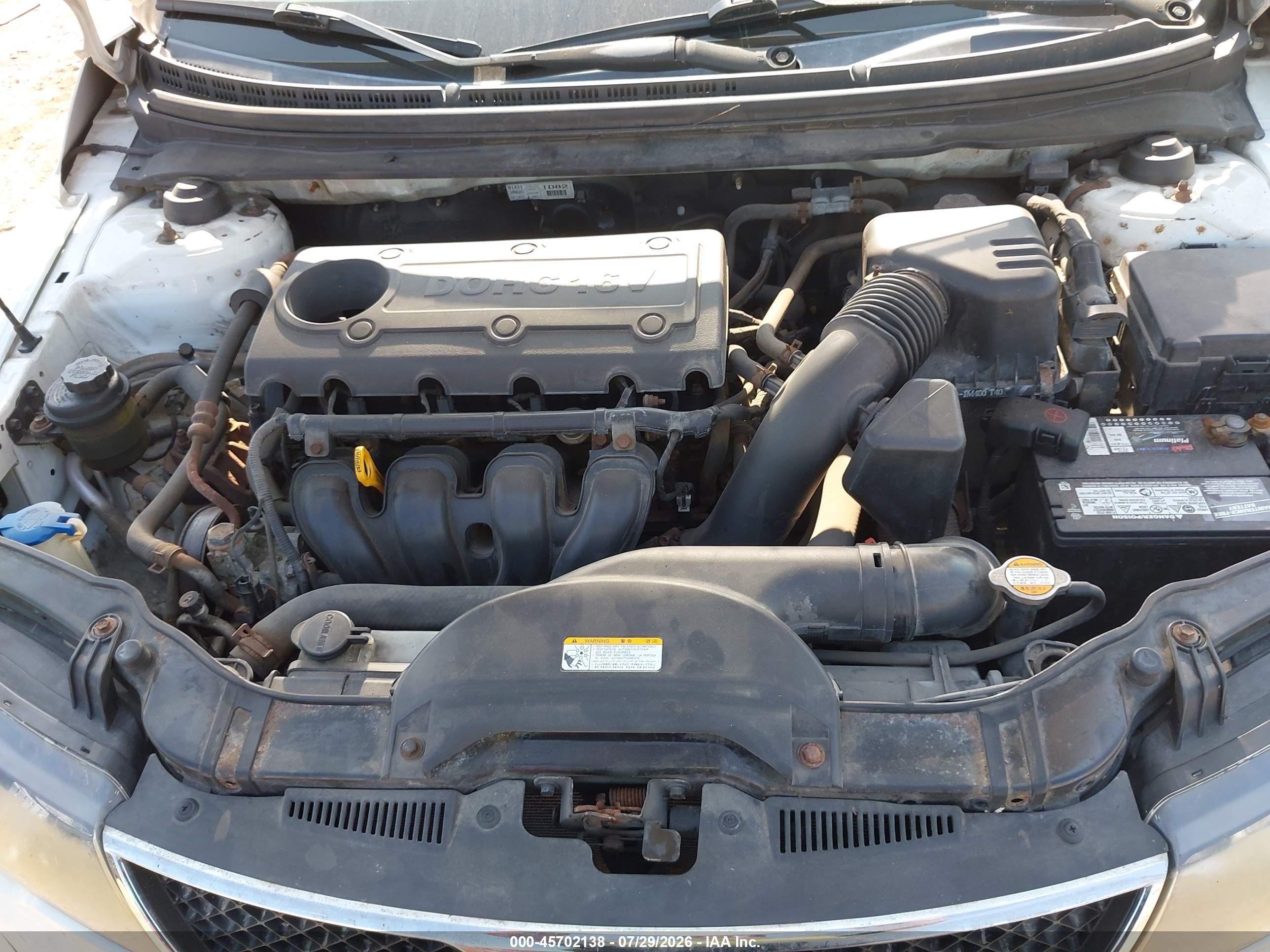 2010 Kia Forte Ex Белый vin: KNAFU4A26A5069122