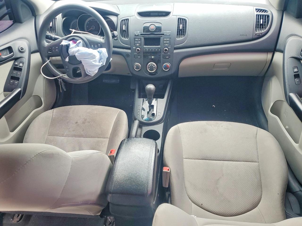 2010 Kia Forte Ex Gray vin: KNAFU4A26A5110056
