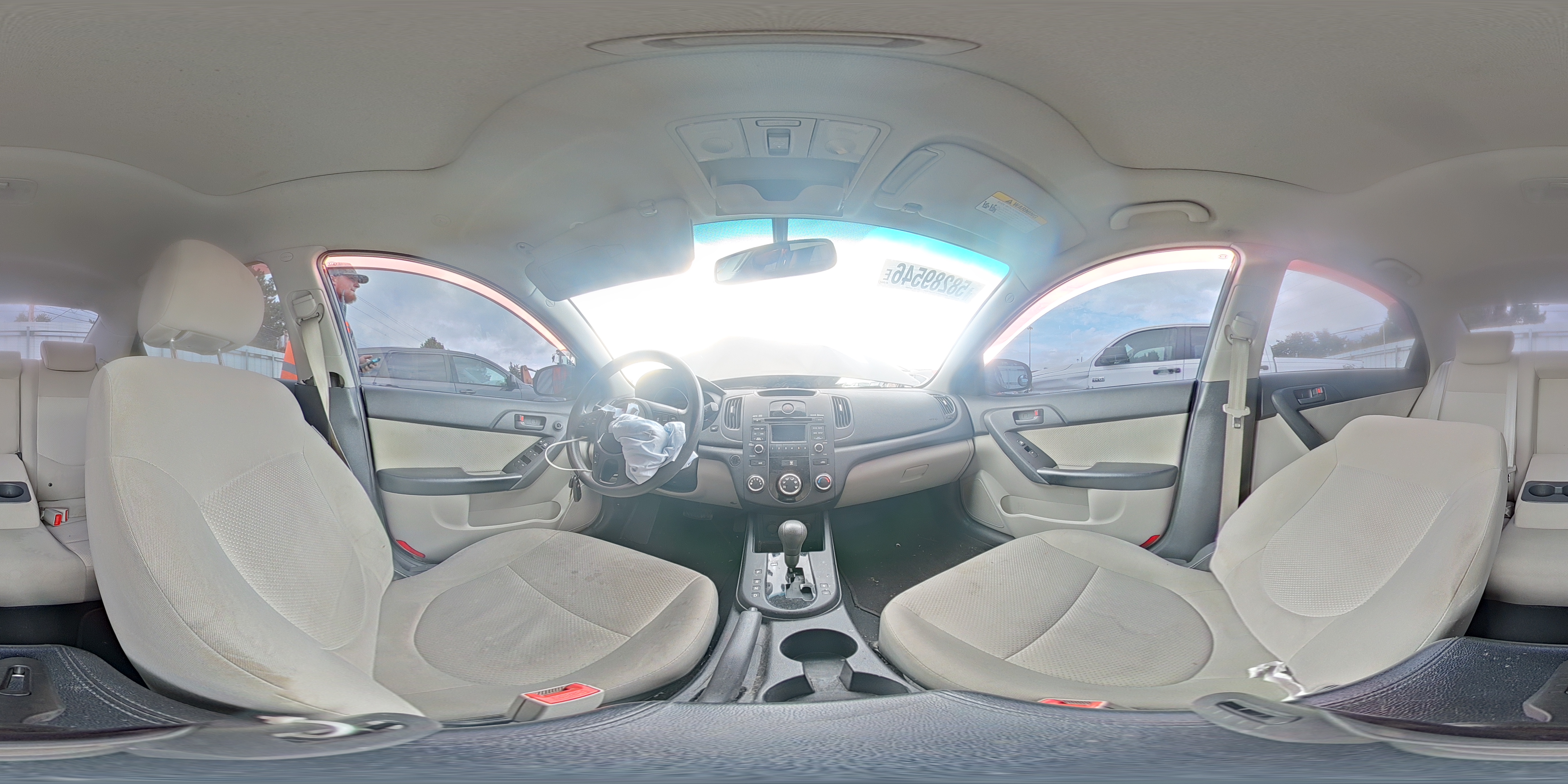 2010 Kia Forte Ex Gray vin: KNAFU4A26A5110056