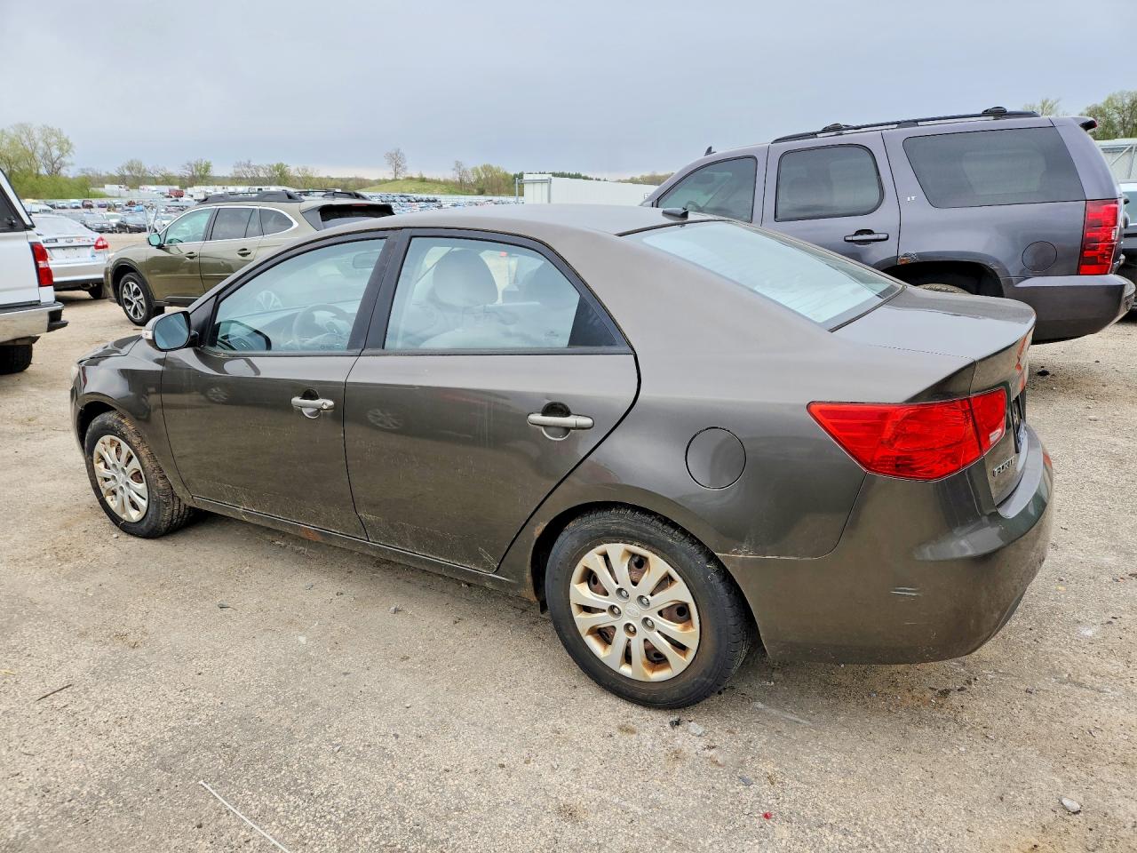 2010 Kia Forte Ex Brown vin: KNAFU4A26A5122644