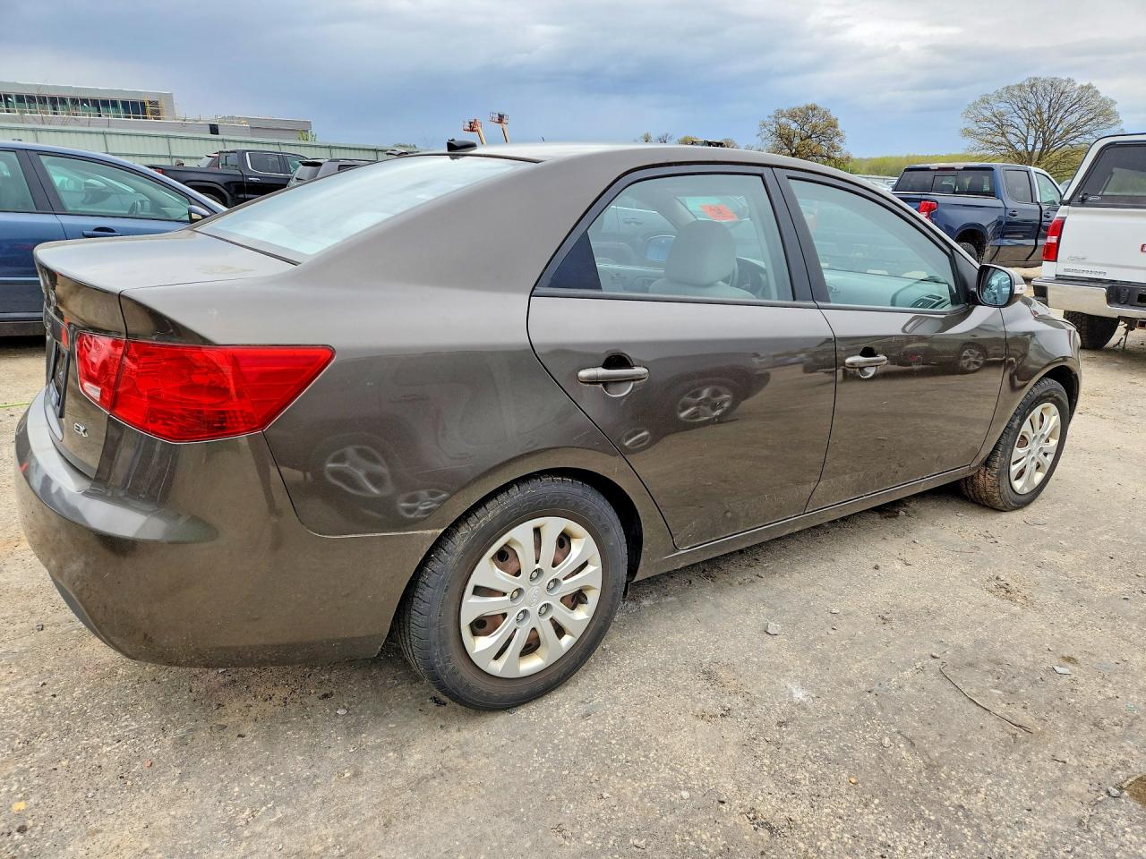 2010 Kia Forte Ex Brown vin: KNAFU4A26A5122644