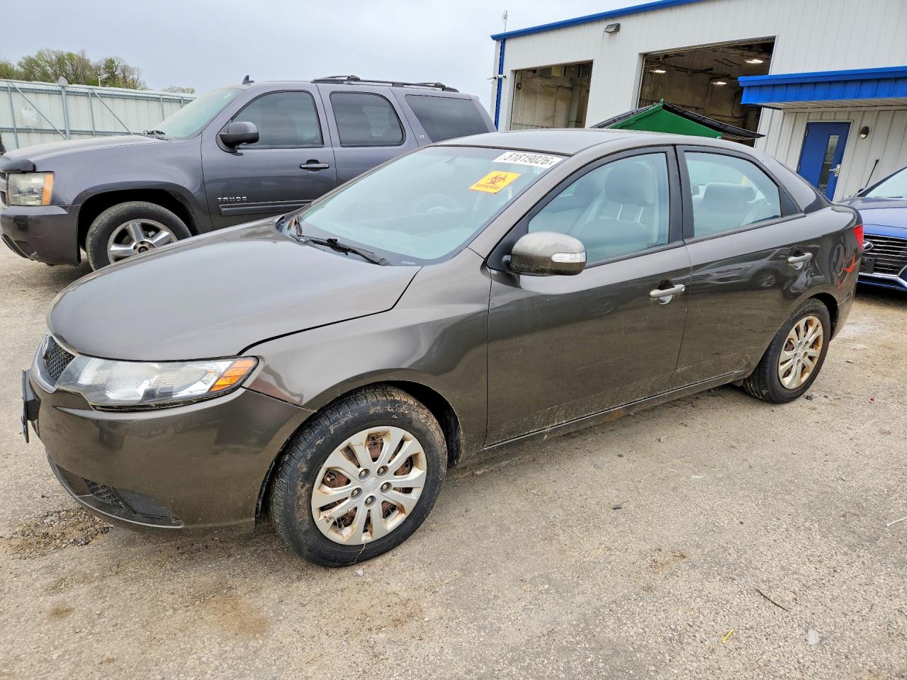 2010 Kia Forte Ex Brown vin: KNAFU4A26A5122644