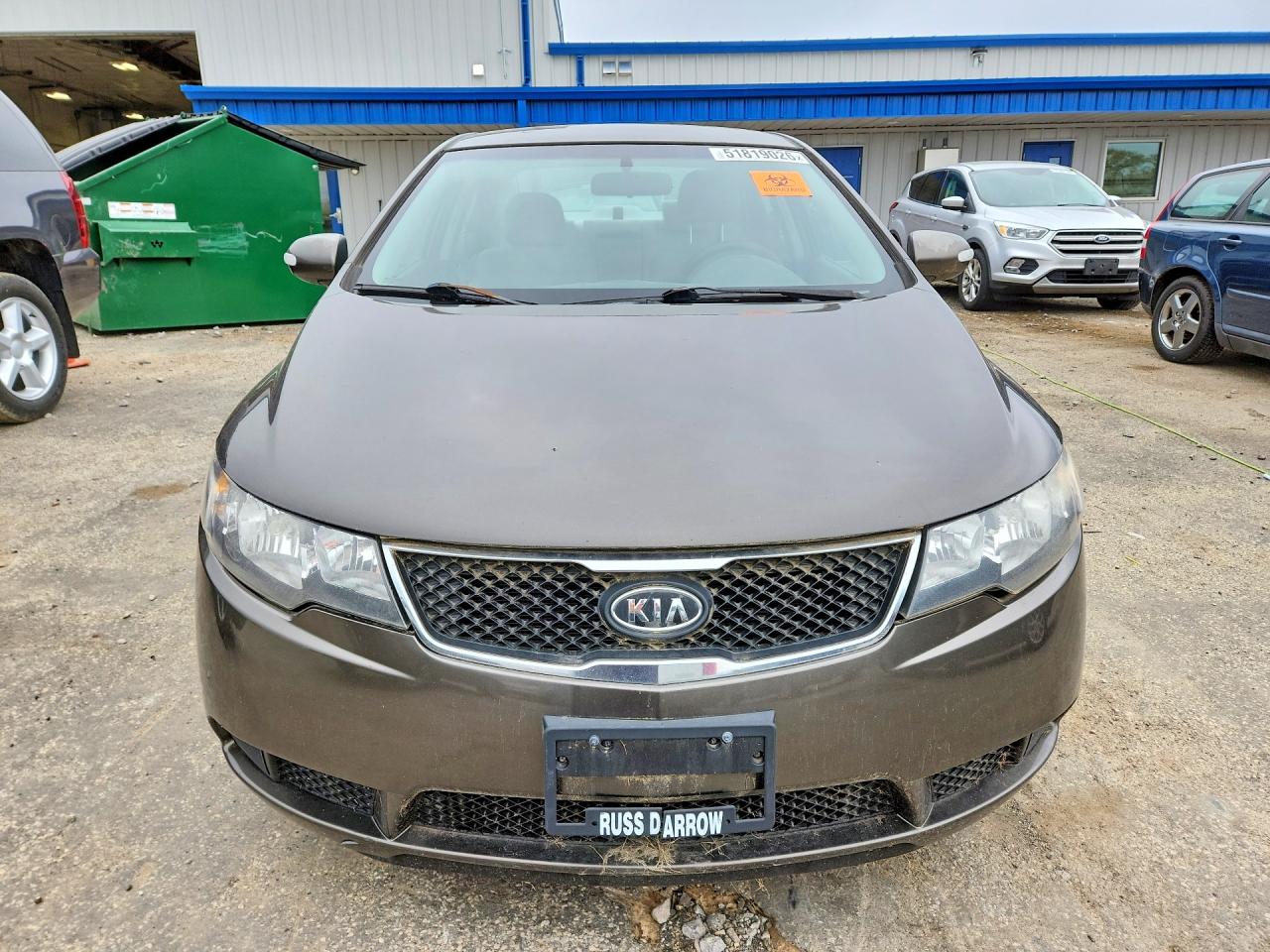 2010 Kia Forte Ex Brown vin: KNAFU4A26A5122644