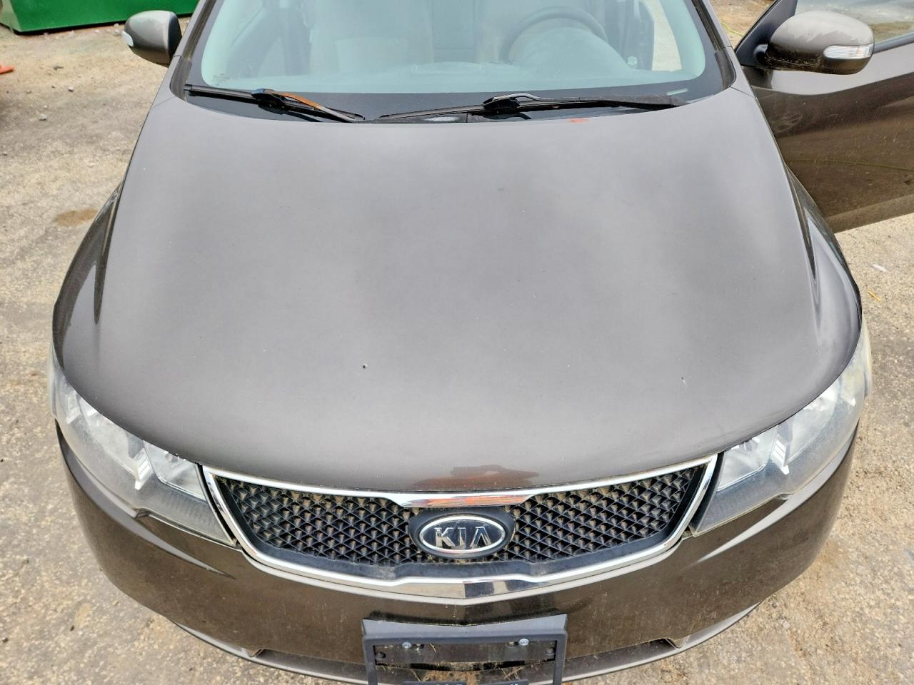 2010 Kia Forte Ex Brown vin: KNAFU4A26A5122644