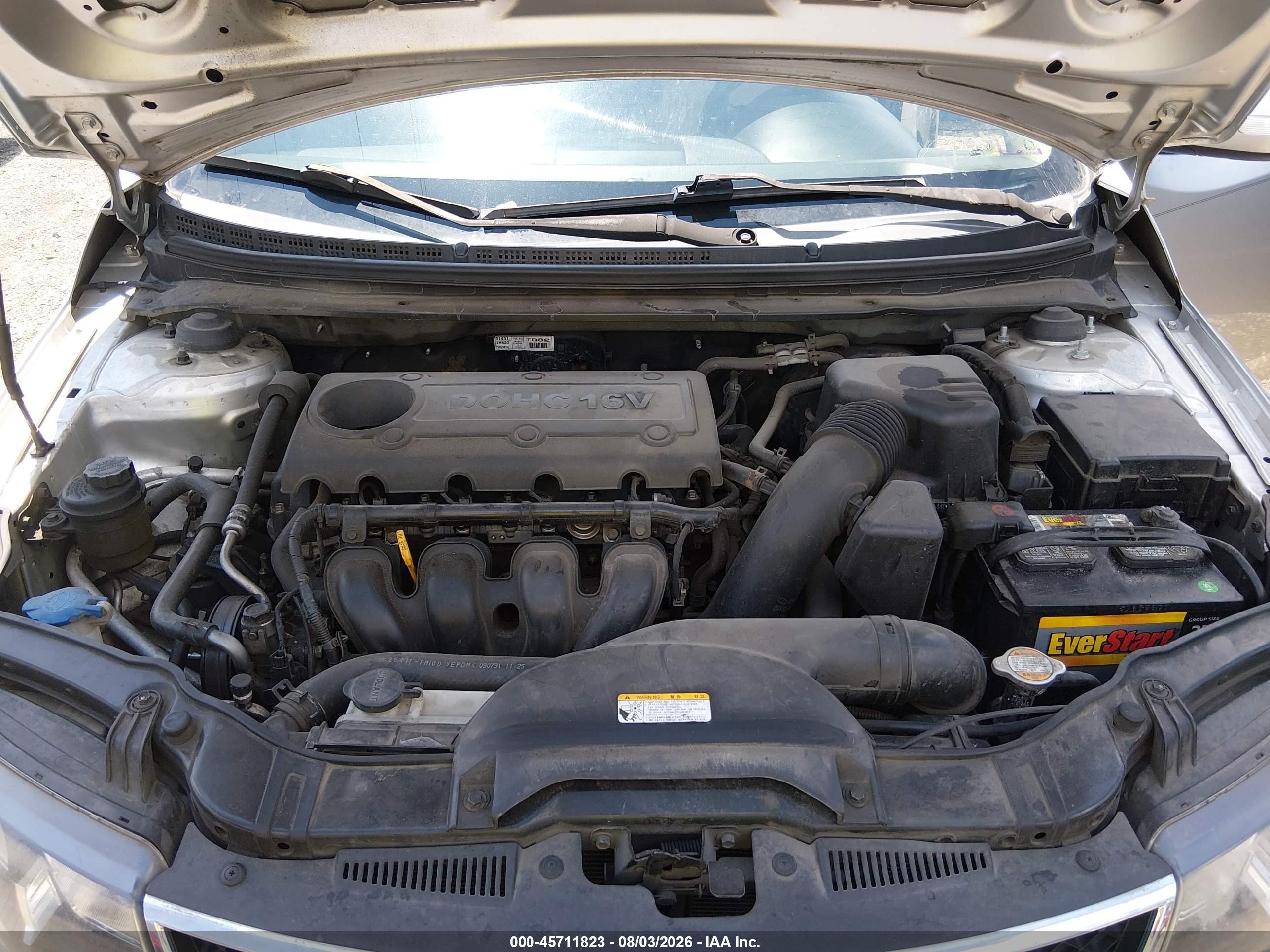 2010 Kia Forte Ex Silver vin: KNAFU4A26A5809039