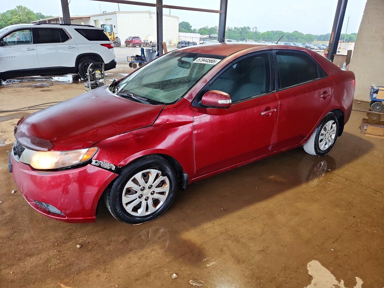2010 Kia Forte Ex Red vin: KNAFU4A26A5863182
