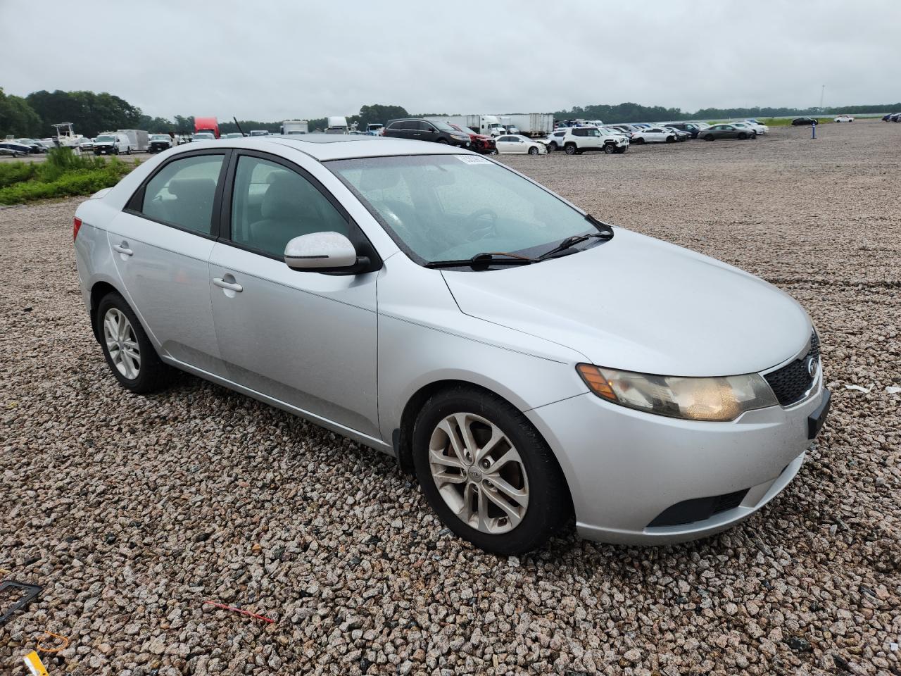 2011 Kia Forte Ex Silver vin: KNAFU4A26B5374430